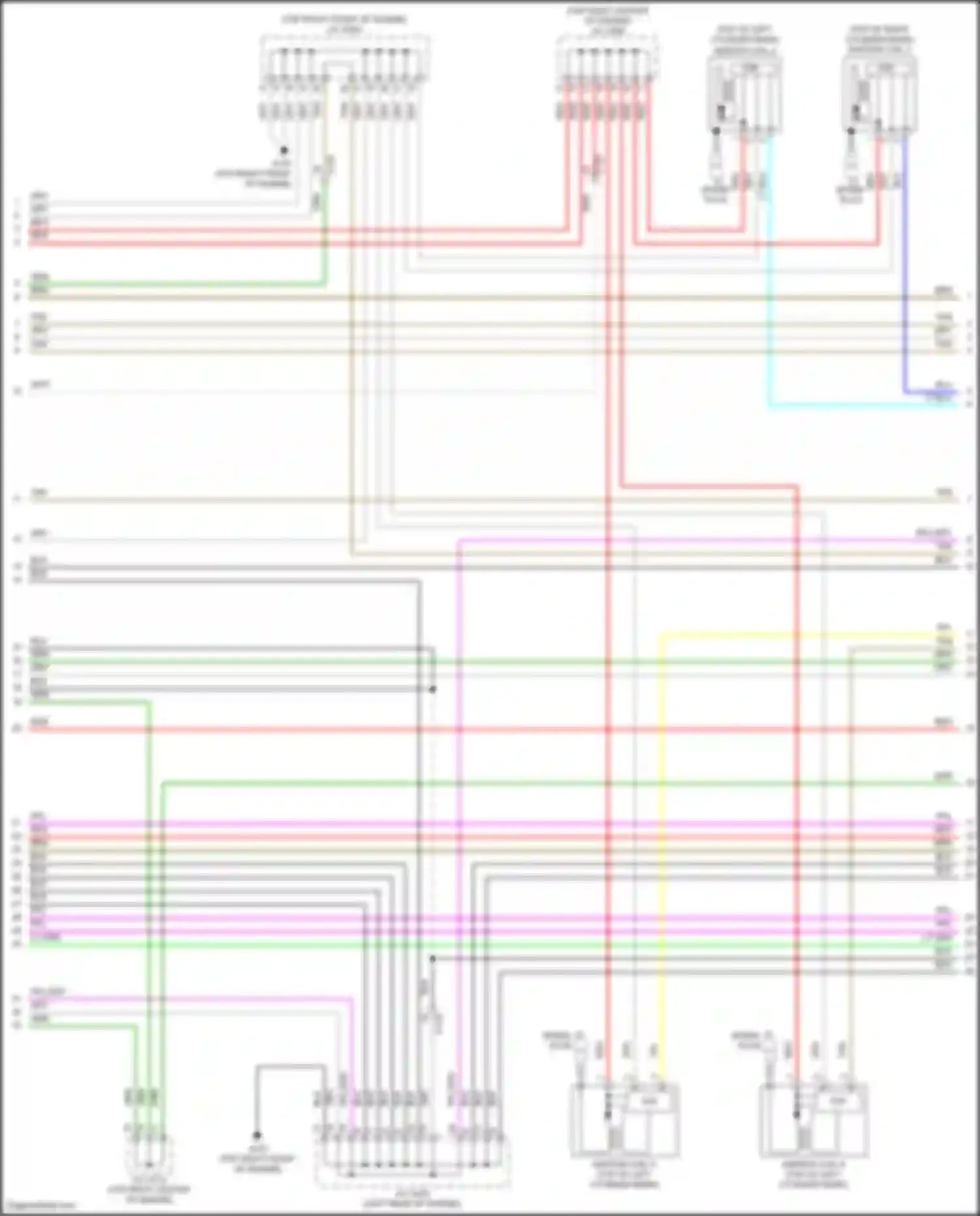 Passport Honda III (2019-2021): Wiring diagram engine performance 3.5l (6 of 8)