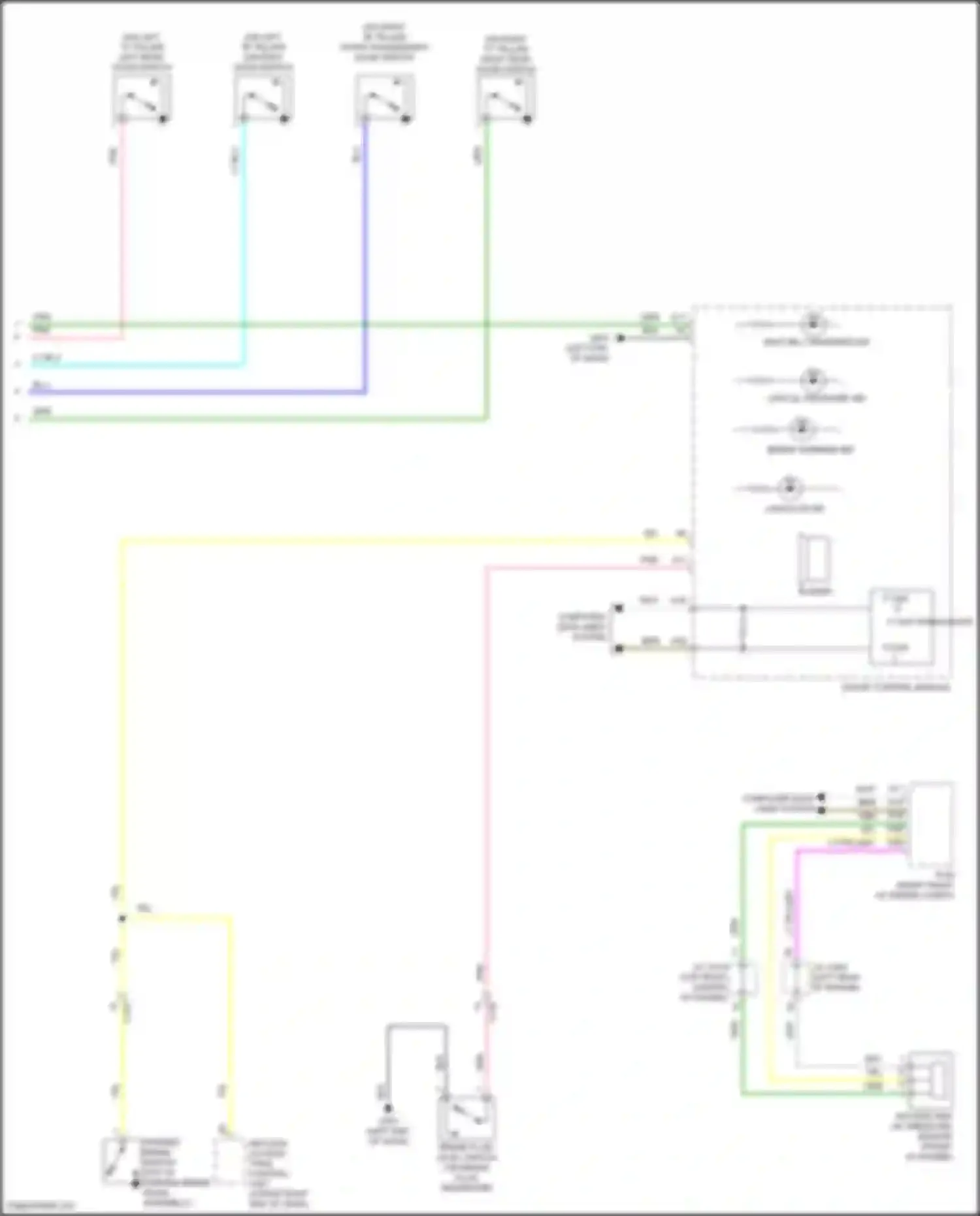 Passport Honda III (2019-2021): Chime circuit (2 of 2)