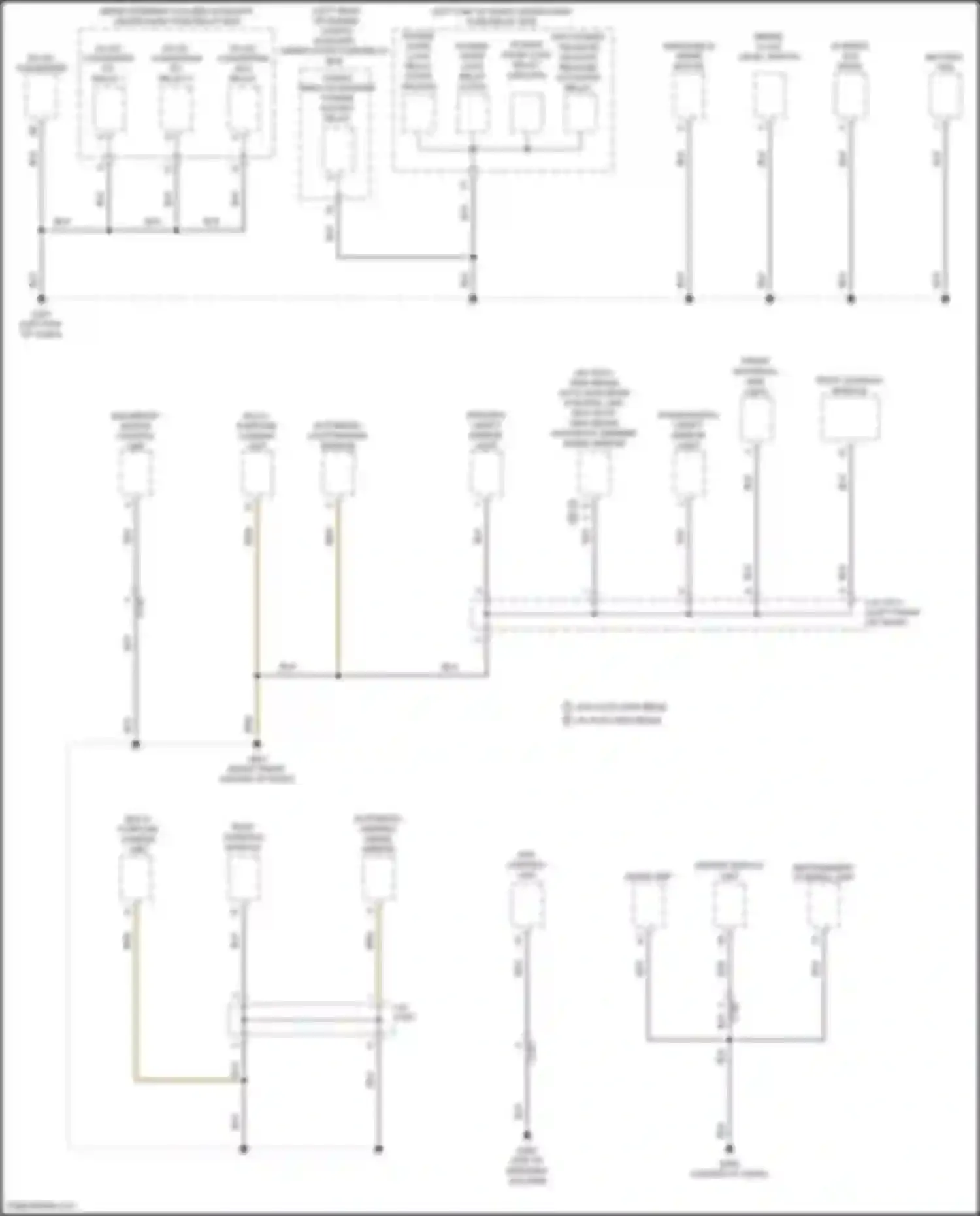 Wiring diagram automatic lighting/rain sensor for Honda Passport III (2019-2021) (2 of 3)