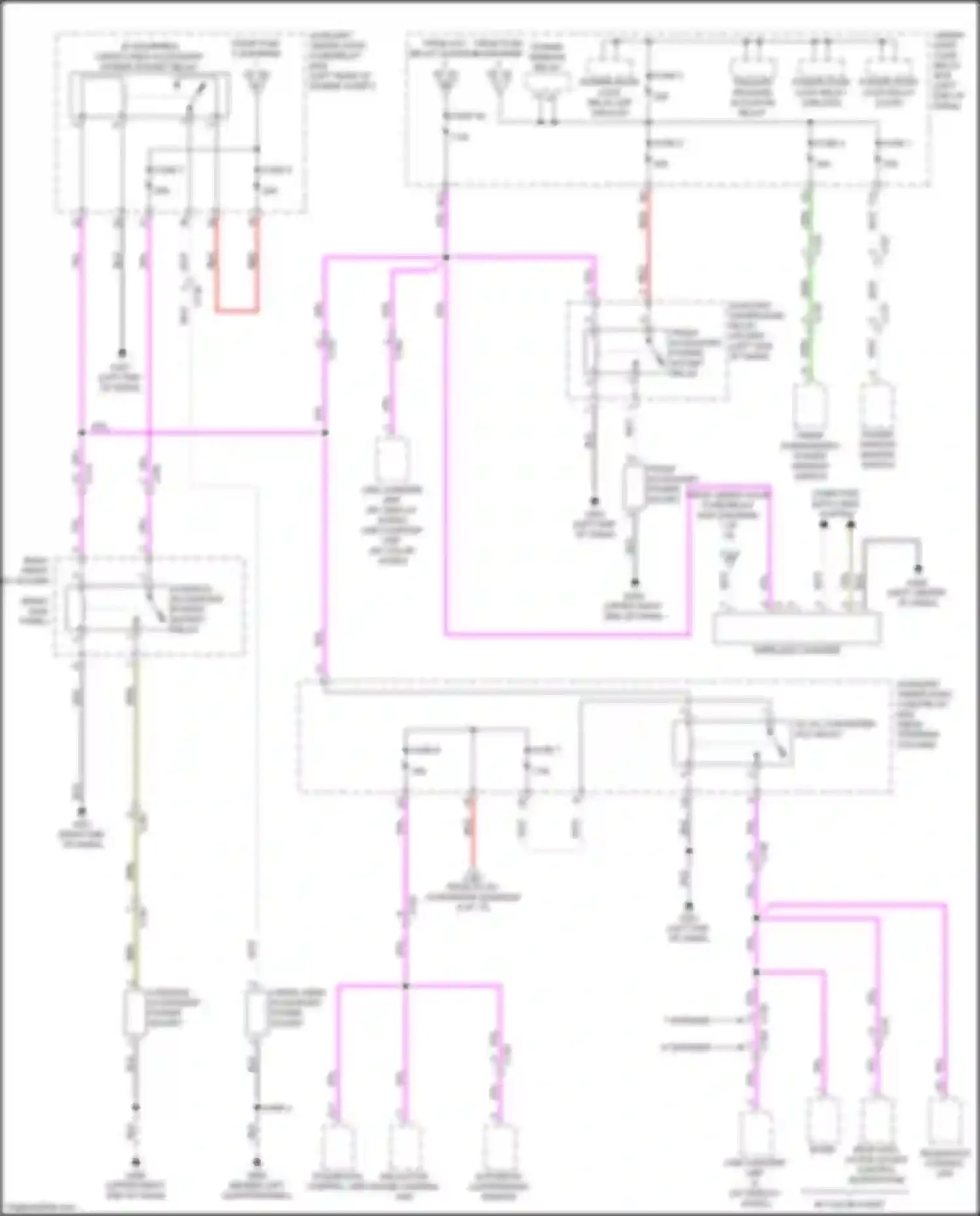 Wiring diagram automatic lighting/rain sensor for Honda Passport III (2019-2021) (3 of 3)