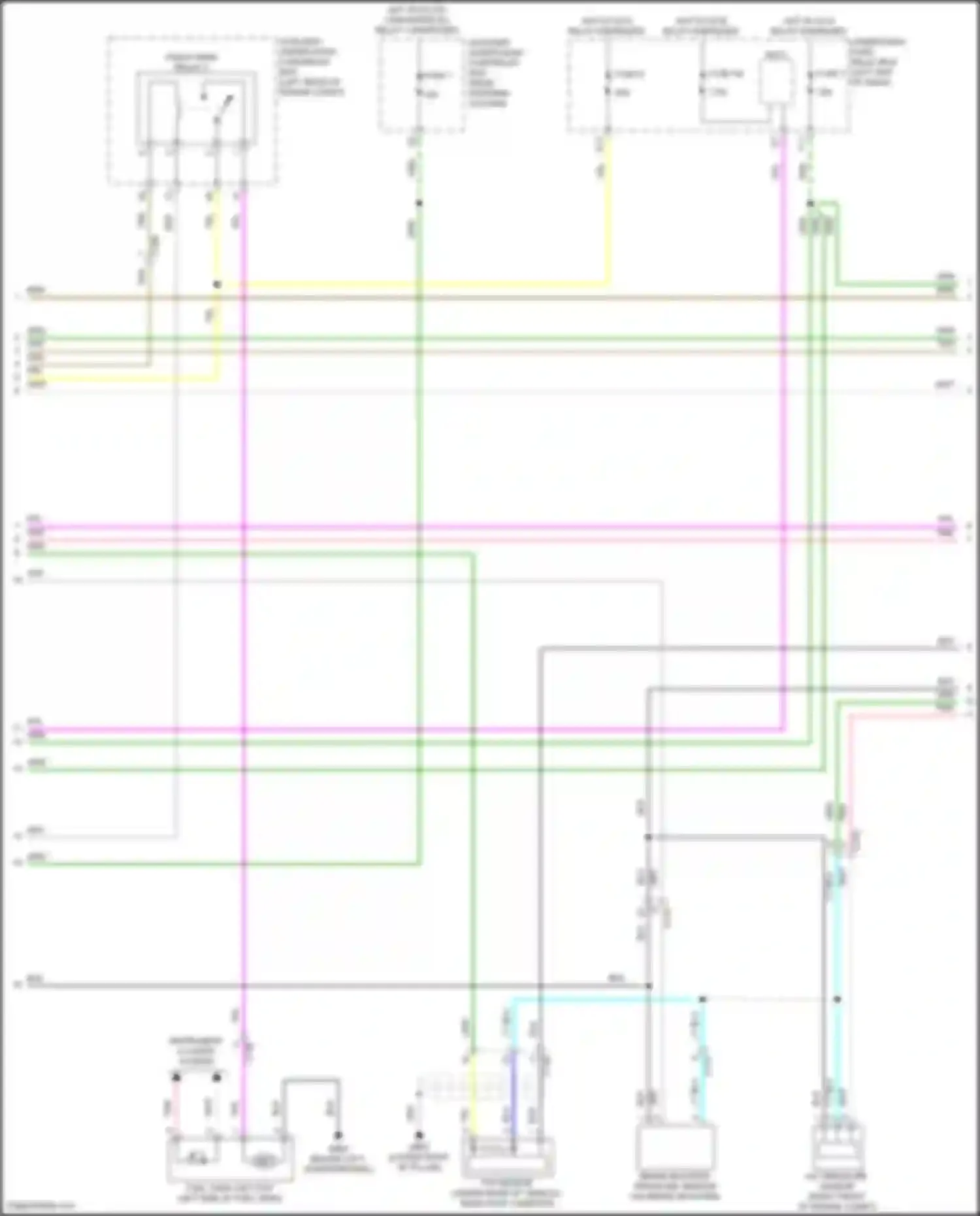 Wiring diagram auxiliary under-dash fuse/relay box for Honda Passport III (2019-2021) (28 of 29)