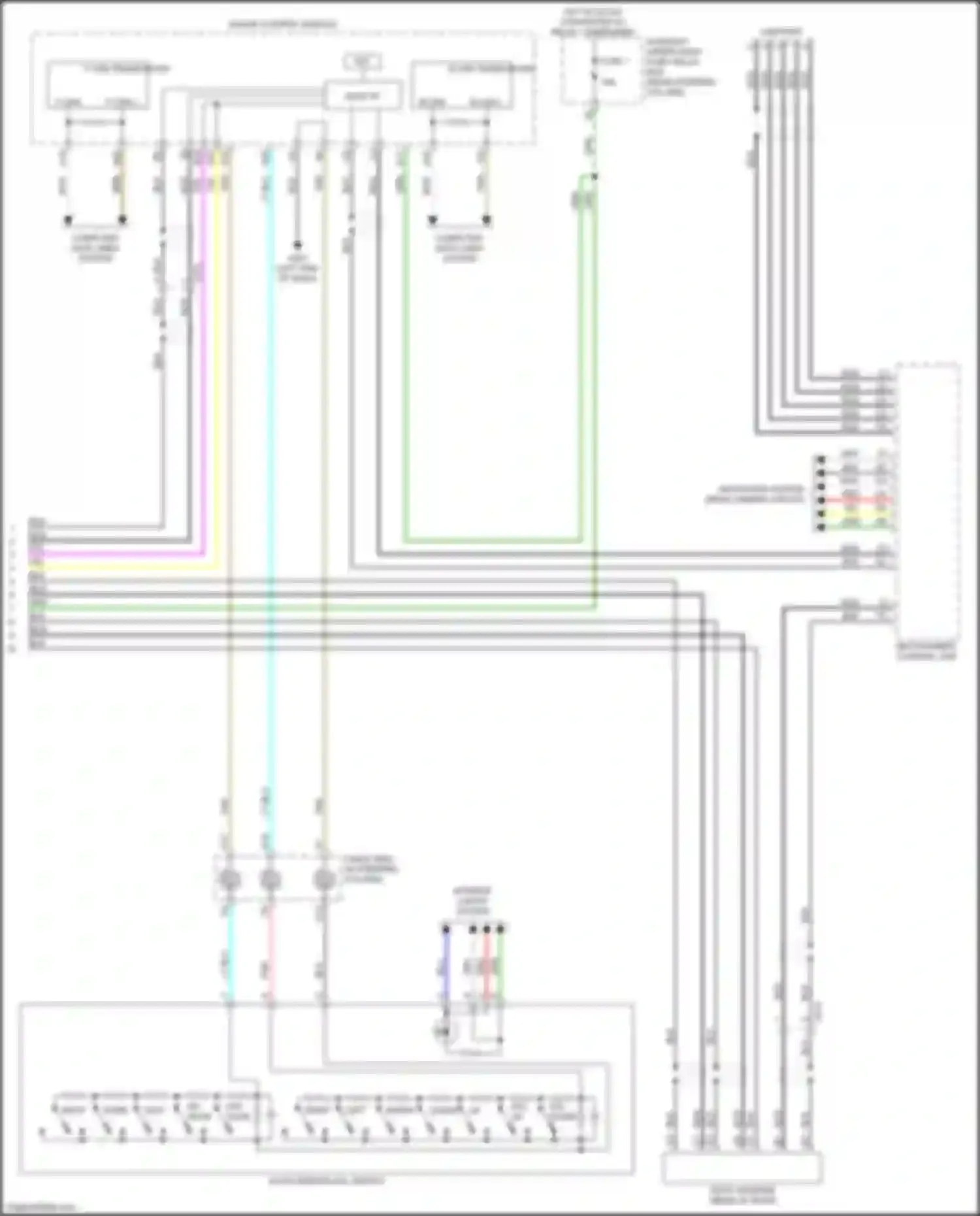 Wiring diagram b-can l b-can h for Honda Passport III (2019-2021) (1 of 2)