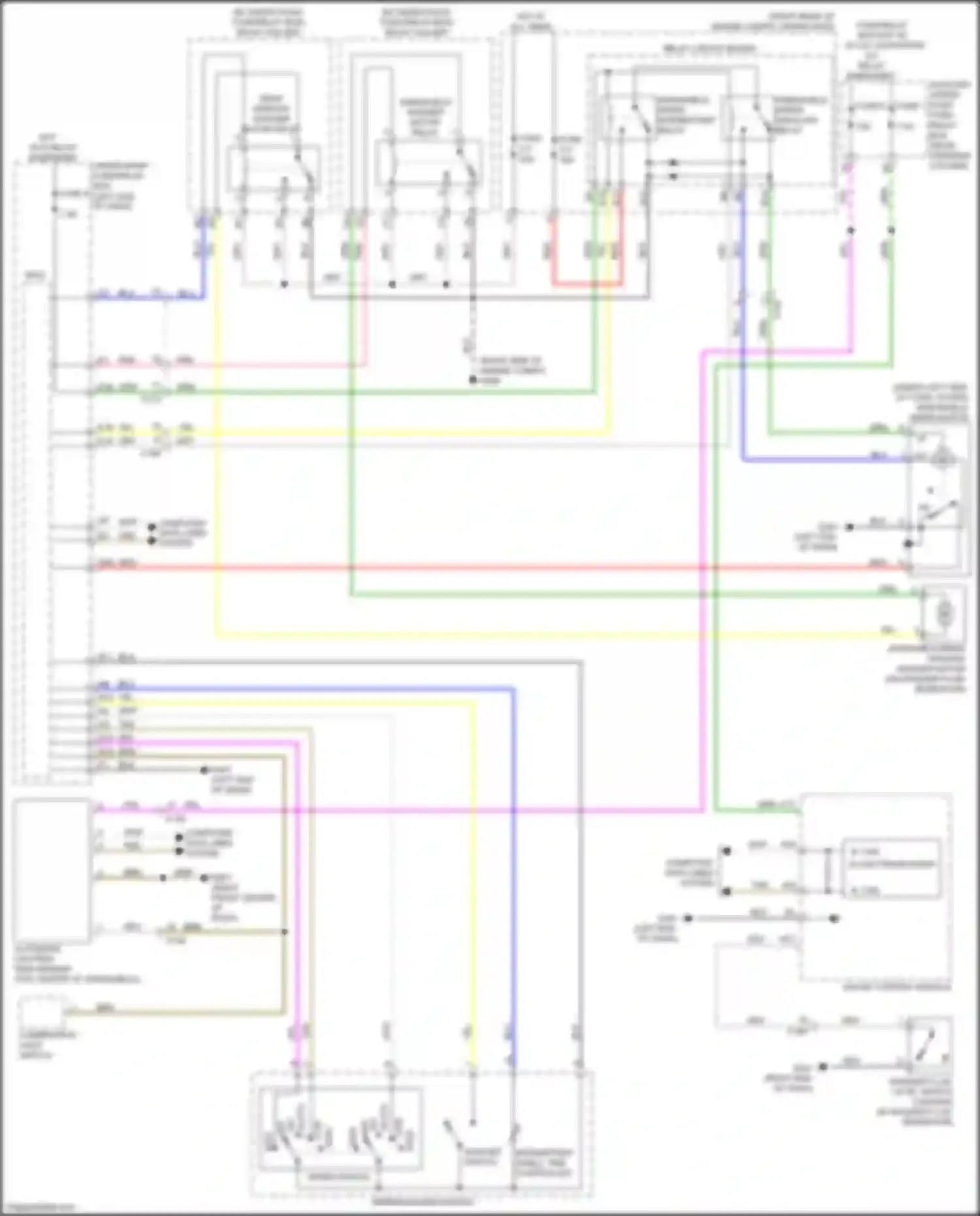 Wiring diagram combination light switch for Honda Passport III (2019-2021) (3 of 7)
