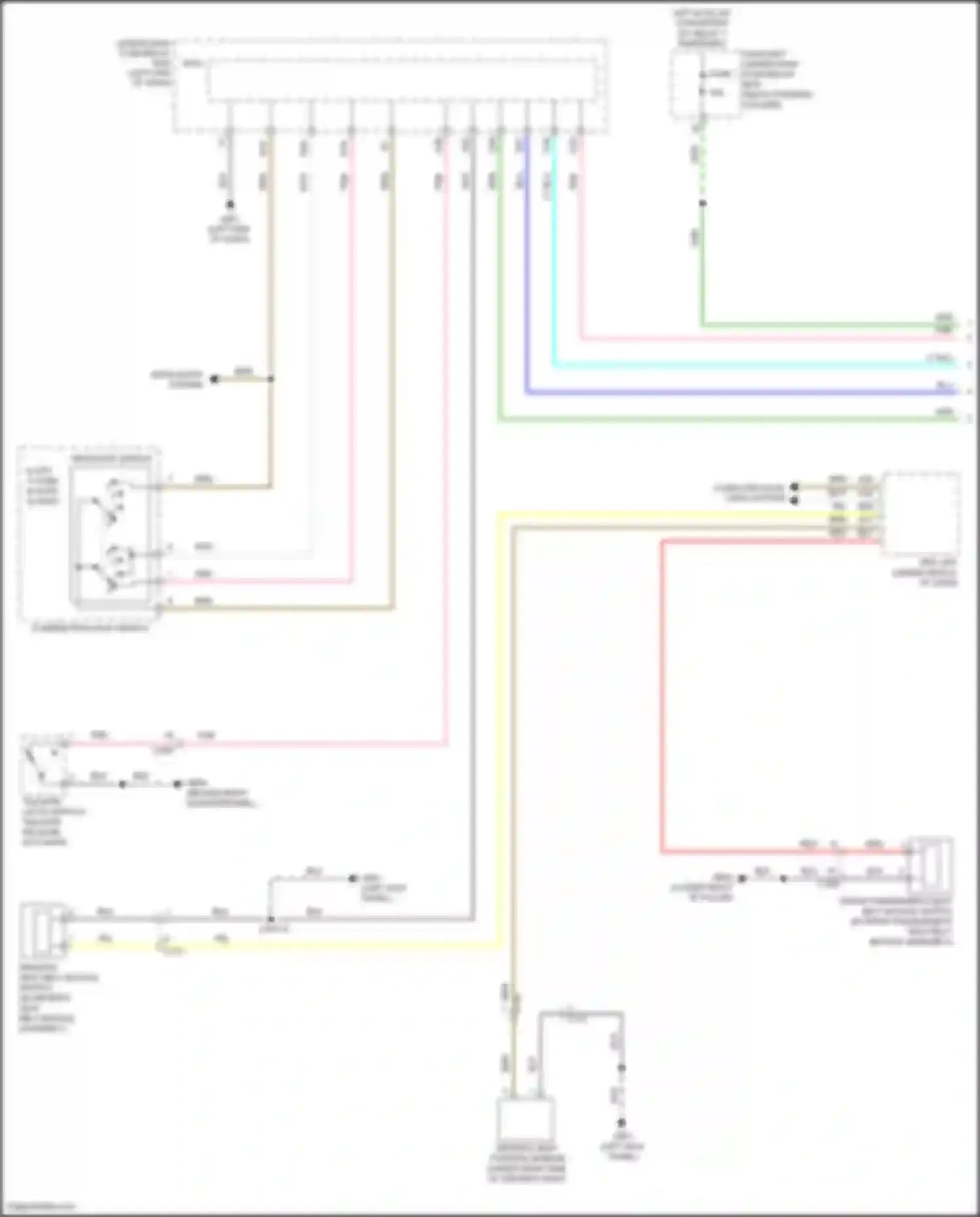 Wiring diagram combination light switch for Honda Passport III (2019-2021) (1 of 7)