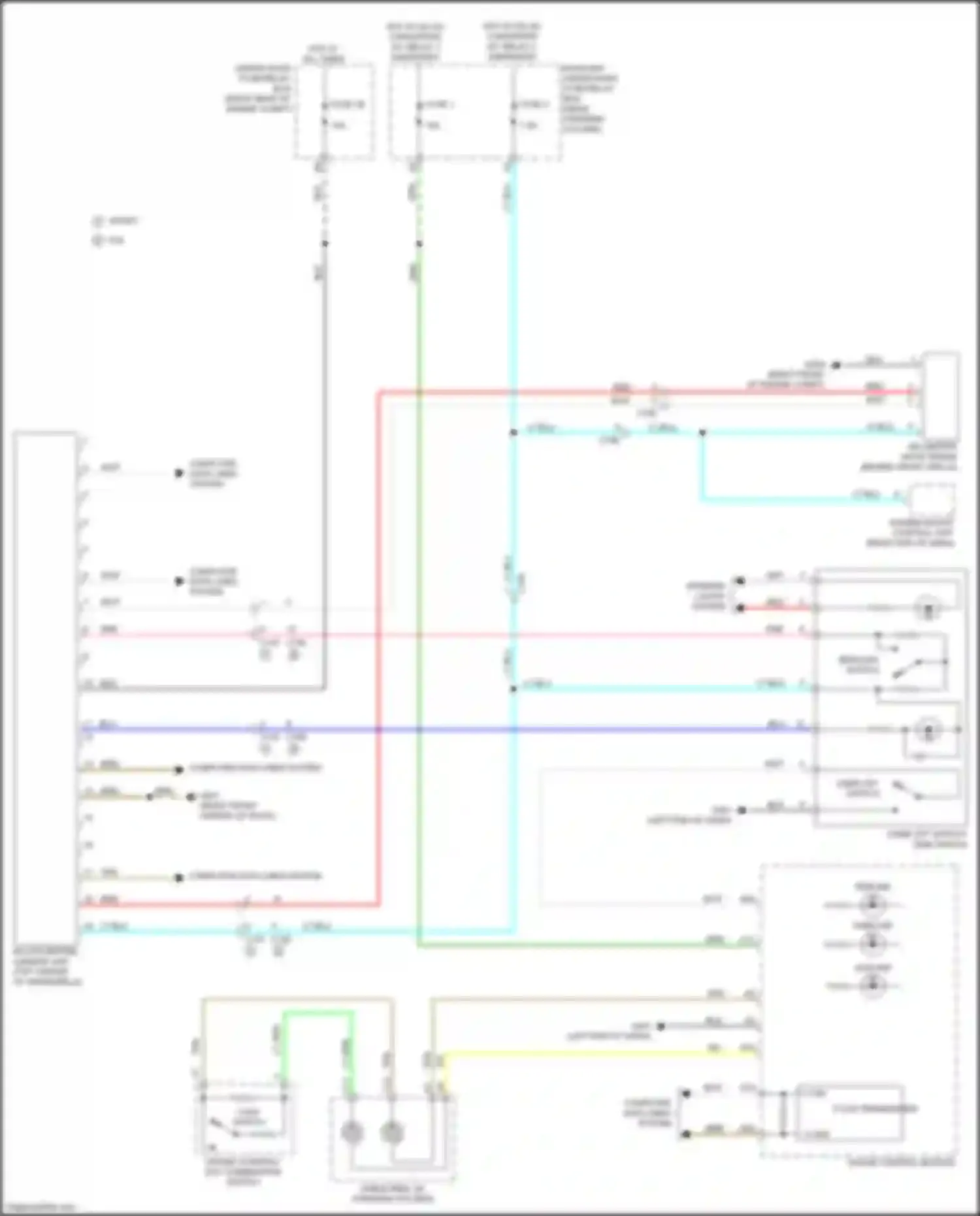 Wiring diagram engine mount control unit for Honda Passport III (2019-2021) (3 of 4)