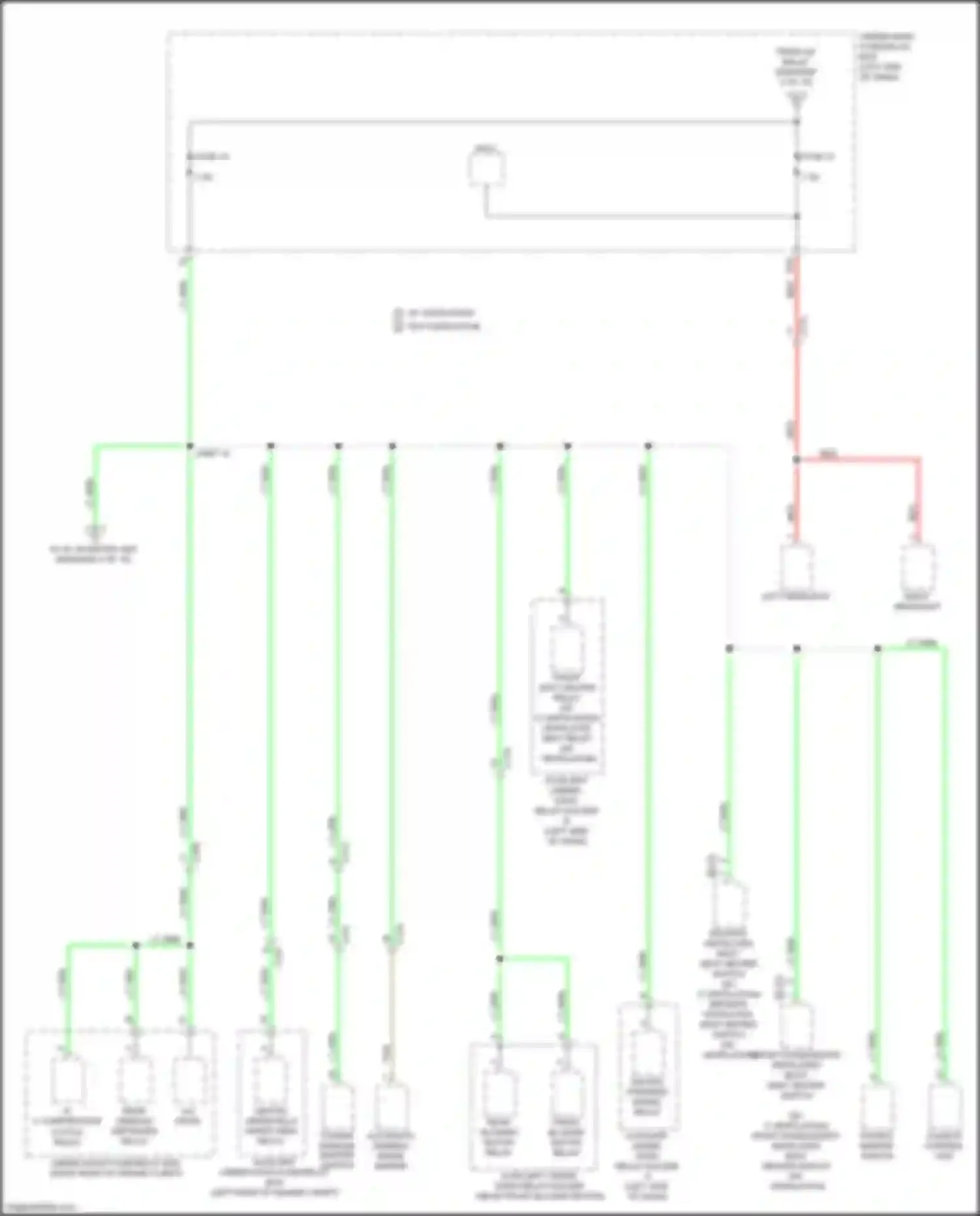 Wiring diagram front blower motor relay for Honda Passport III (2019-2021) (3 of 4)