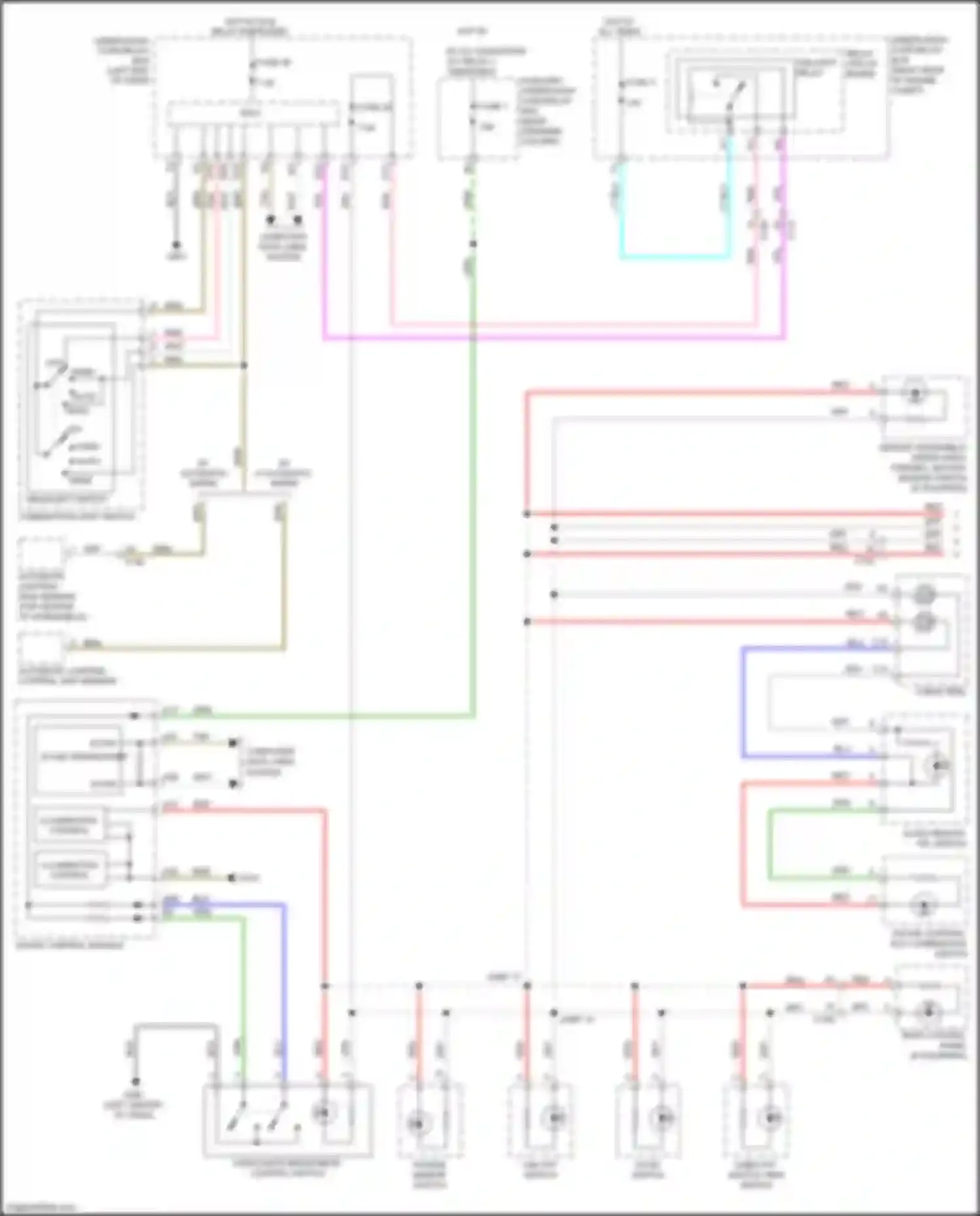 Wiring diagram fuse 1 for Honda Passport III (2019-2021) (36 of 37)