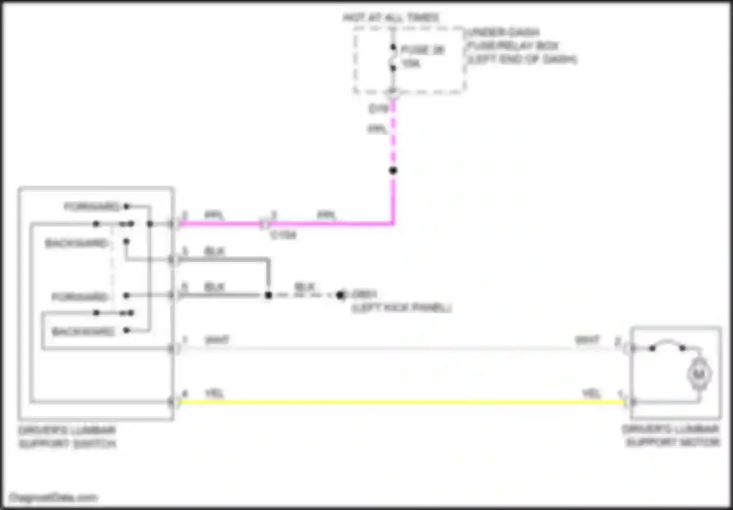 Wiring diagram hot at all times for Honda Passport III (2019-2021) (22 of 72)