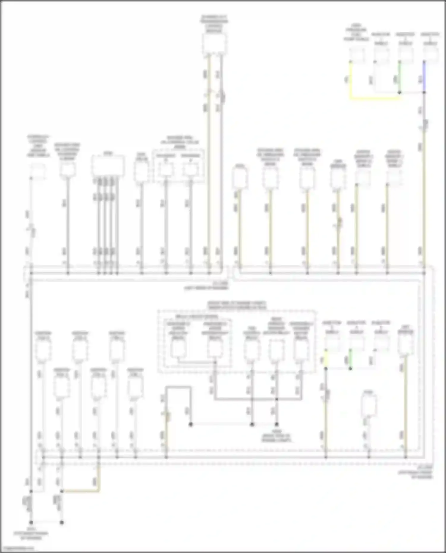 Wiring diagram injector 5 shield for Honda Passport III (2019-2021) (1 of 1)