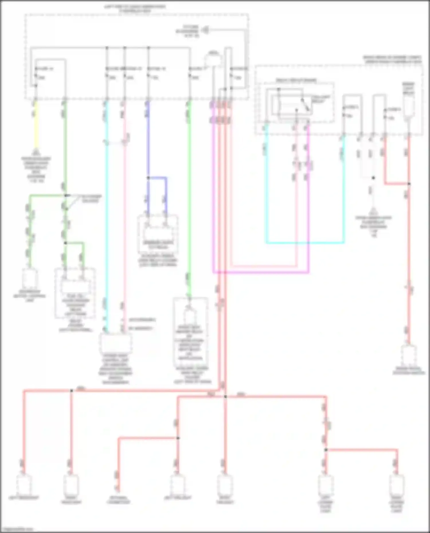Wiring diagram power seat control unit for Honda Passport III (2019-2021) (8 of 9)