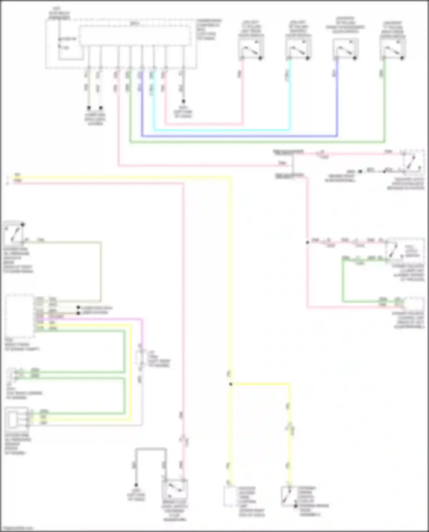 Wiring diagram power tailgate closer unit for Honda Passport III (2019-2021) (1 of 2)