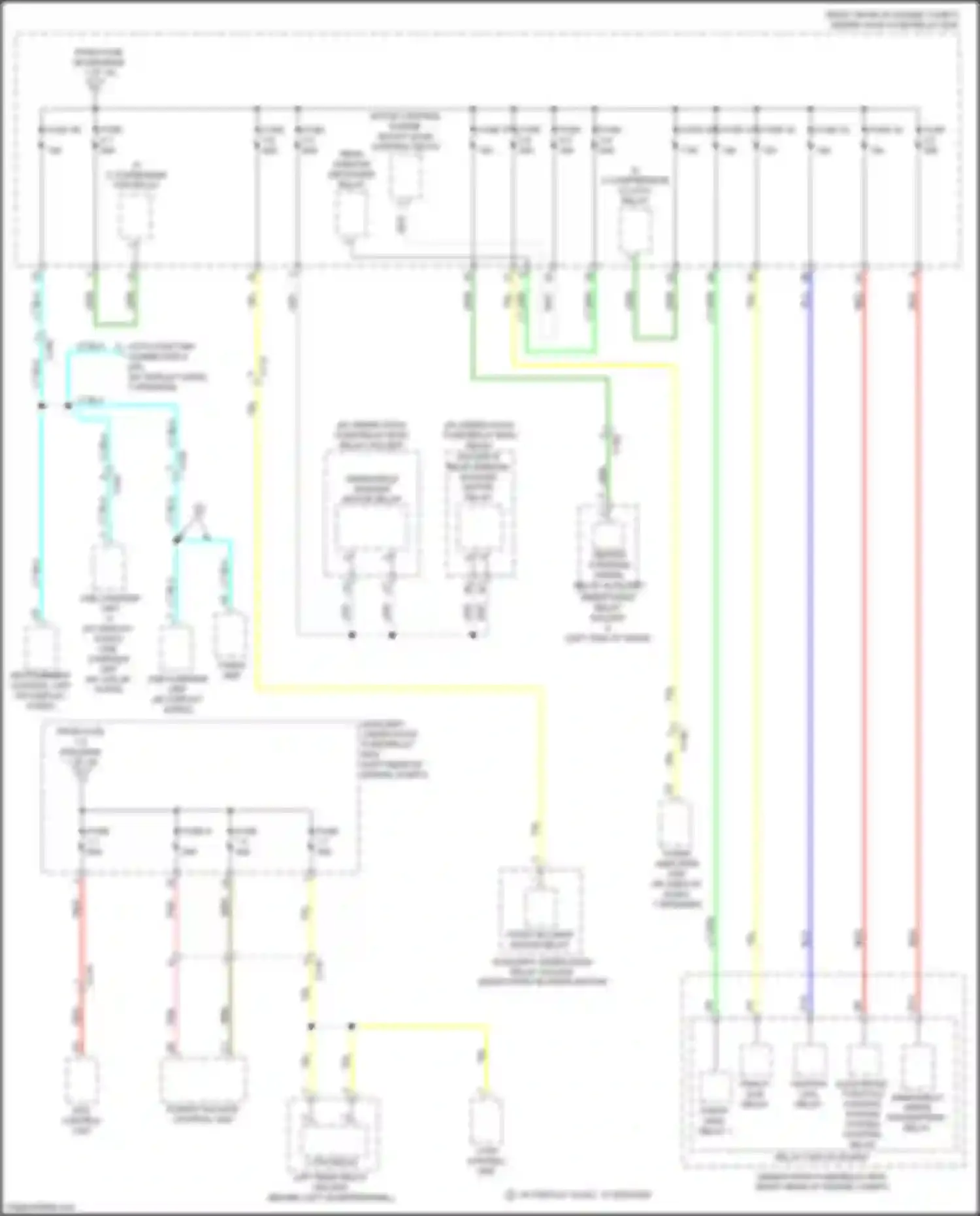 Wiring diagram relay holder b rear window washer motor relay for Honda Passport III (2019-2021) (1 of 1)