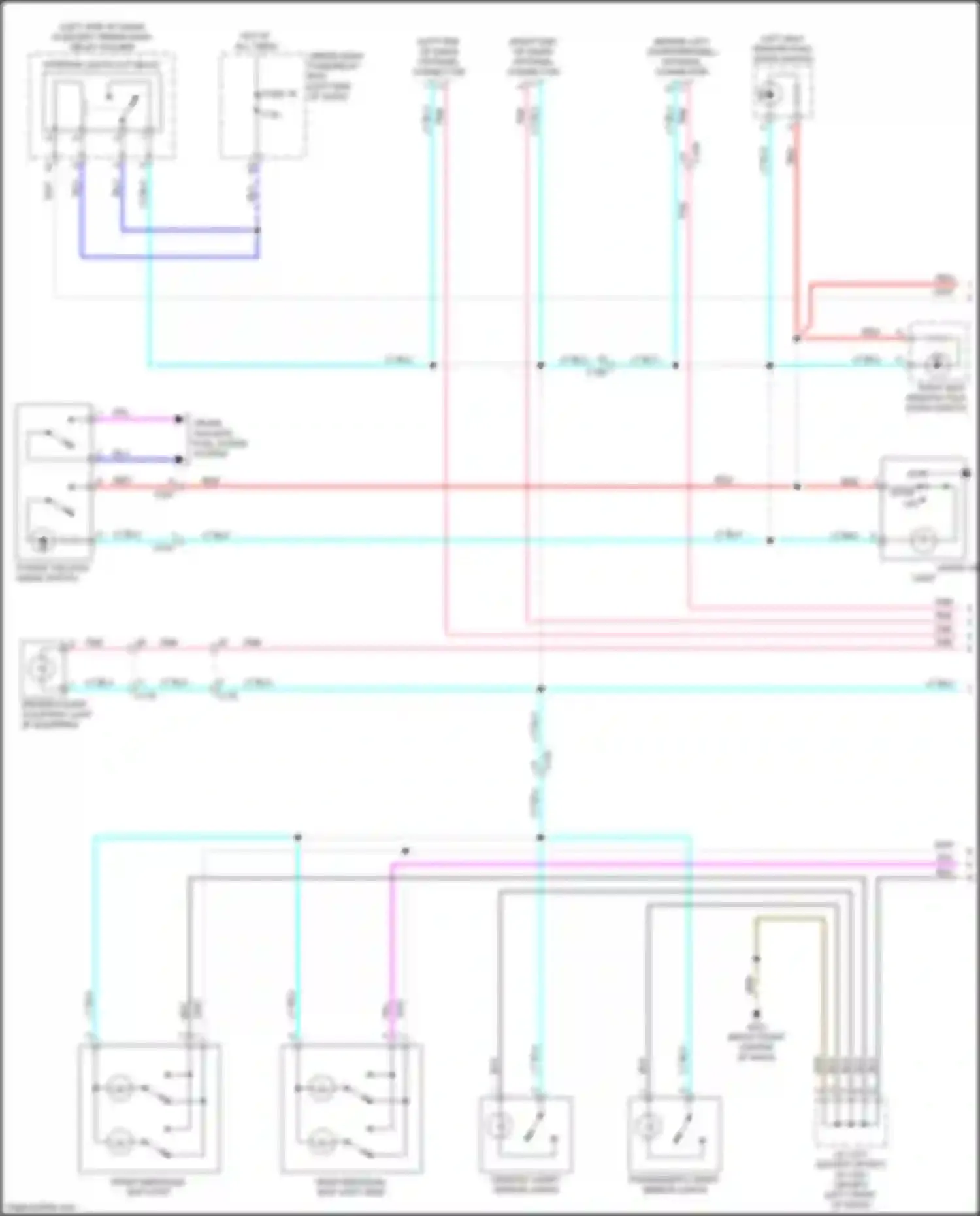Wiring diagram right end of dash) for Honda Passport III (2019-2021) (11 of 13)