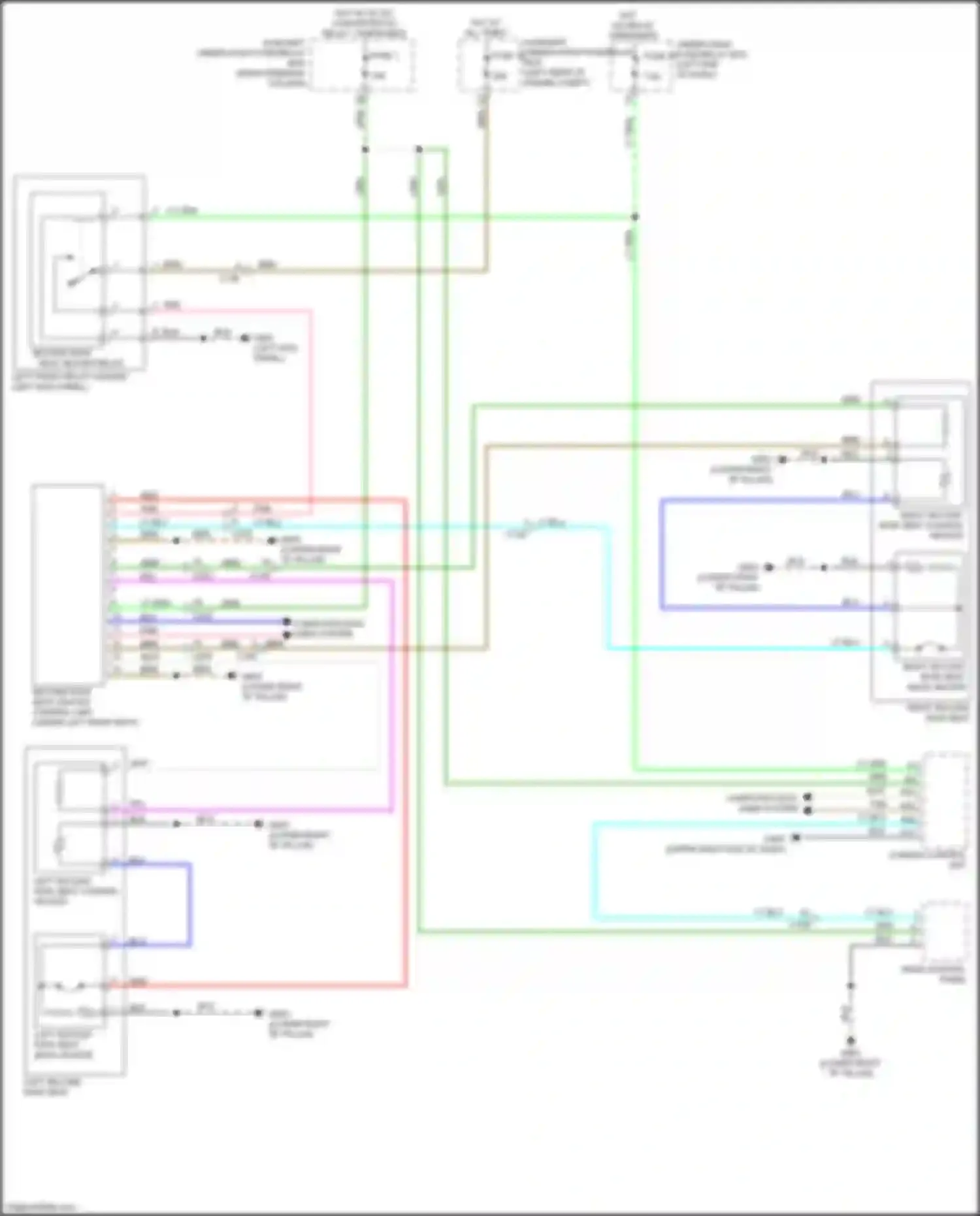Wiring diagram seat heater relay for Honda Passport III (2019-2021) (1 of 1)