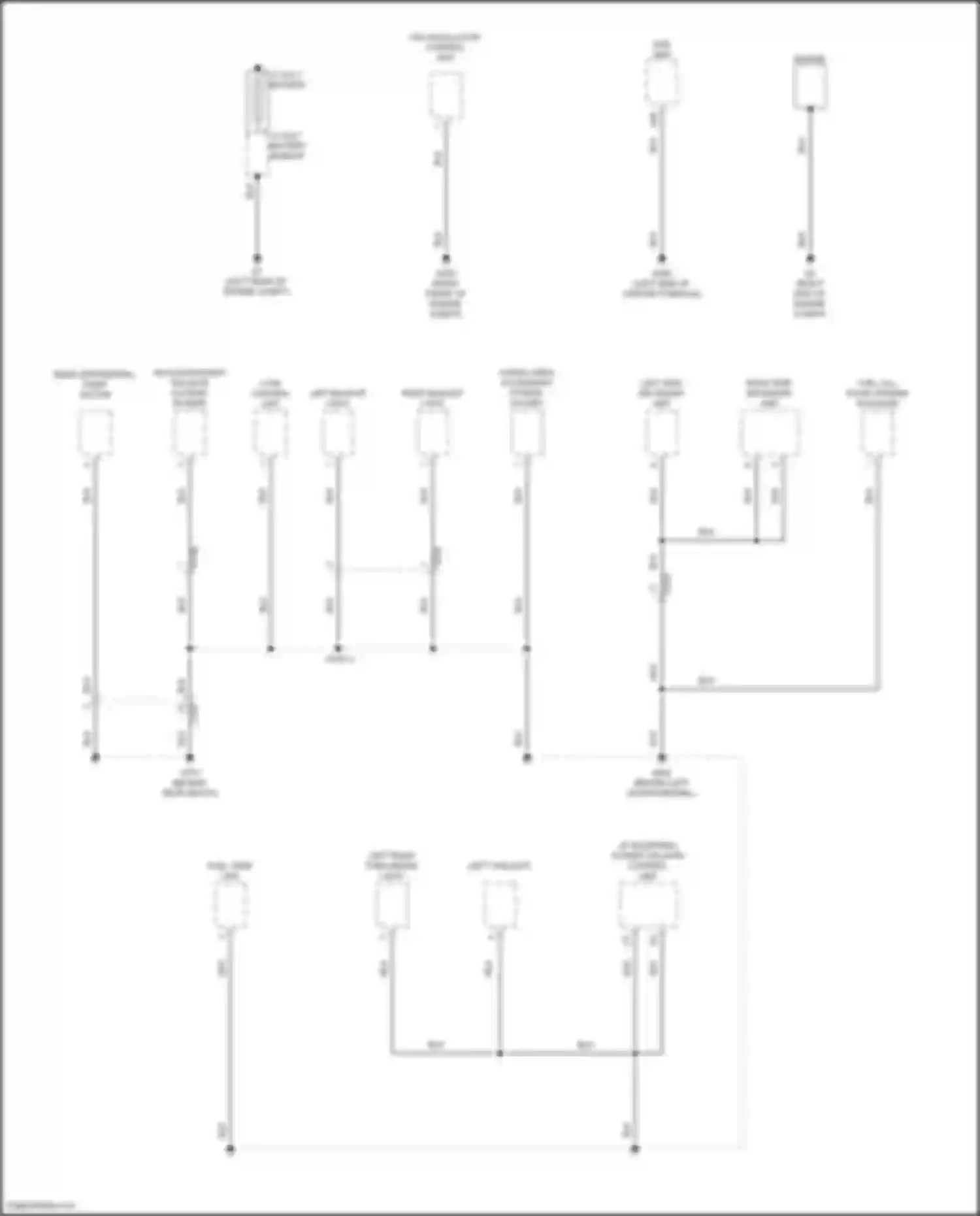 Wiring diagram srs unit for Honda Passport III (2019-2021) (3 of 7)