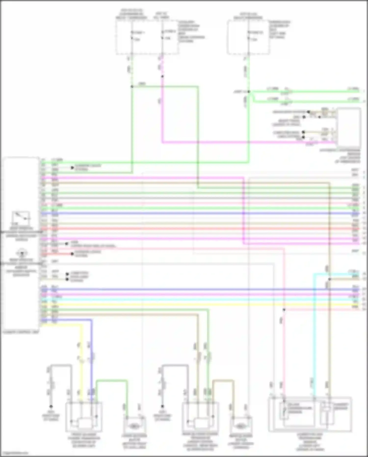 Wiring diagram under-dash fuse/relay box for Honda Passport III (2019-2021) (1 of 61)