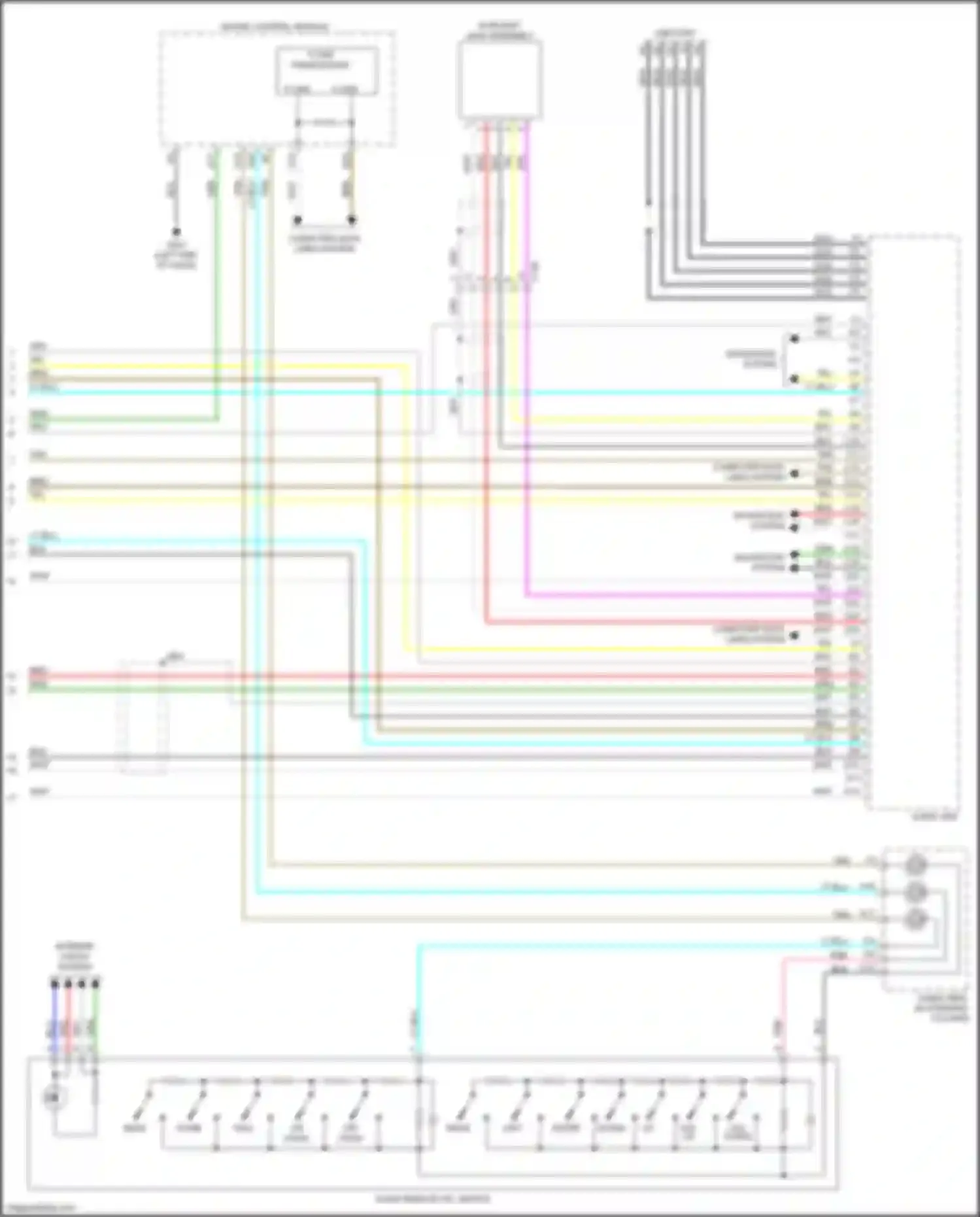 Wiring diagram usb port a for Honda Passport III (2019-2021) (3 of 5)