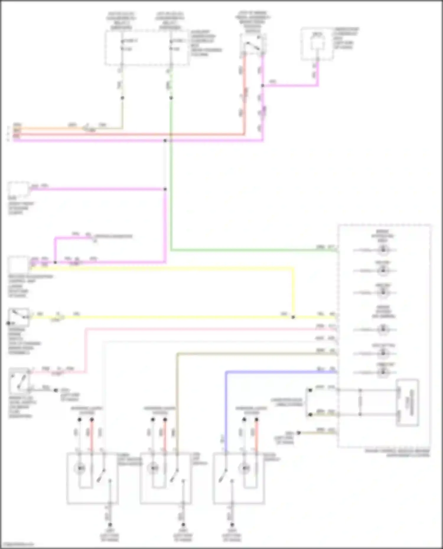 Wiring diagram vsa off ind for Honda Passport III (2019-2021) (1 of 2)