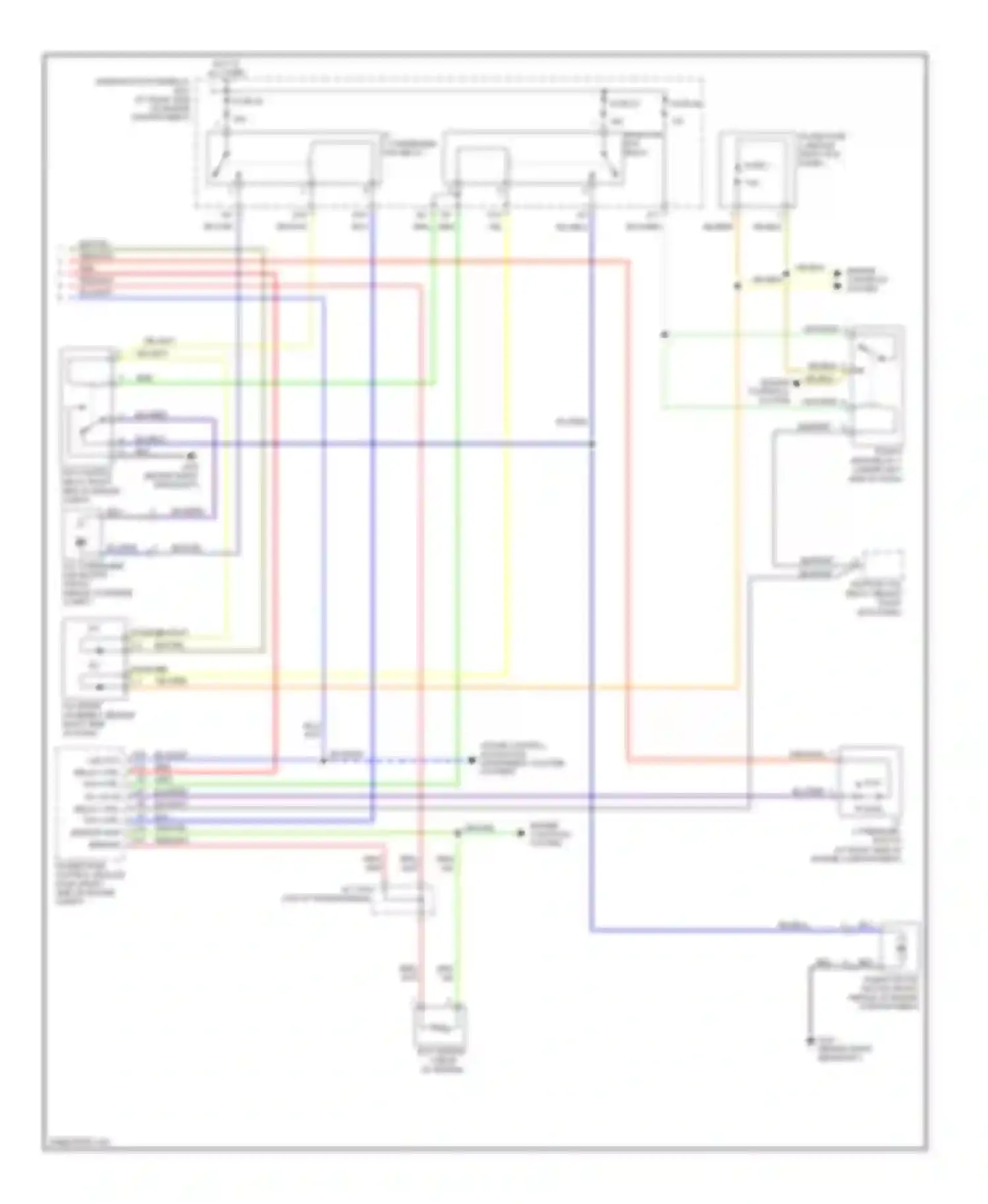 Pilot Honda I facelift (2005-2008): Automatic a/c circuit (3 of 3)