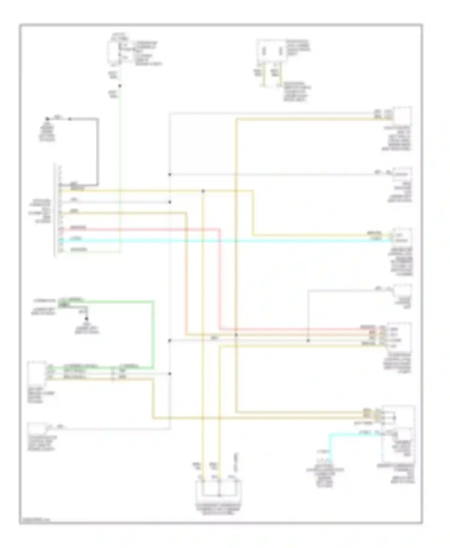 Pilot Honda I facelift (2005-2008): Data link connector circuit