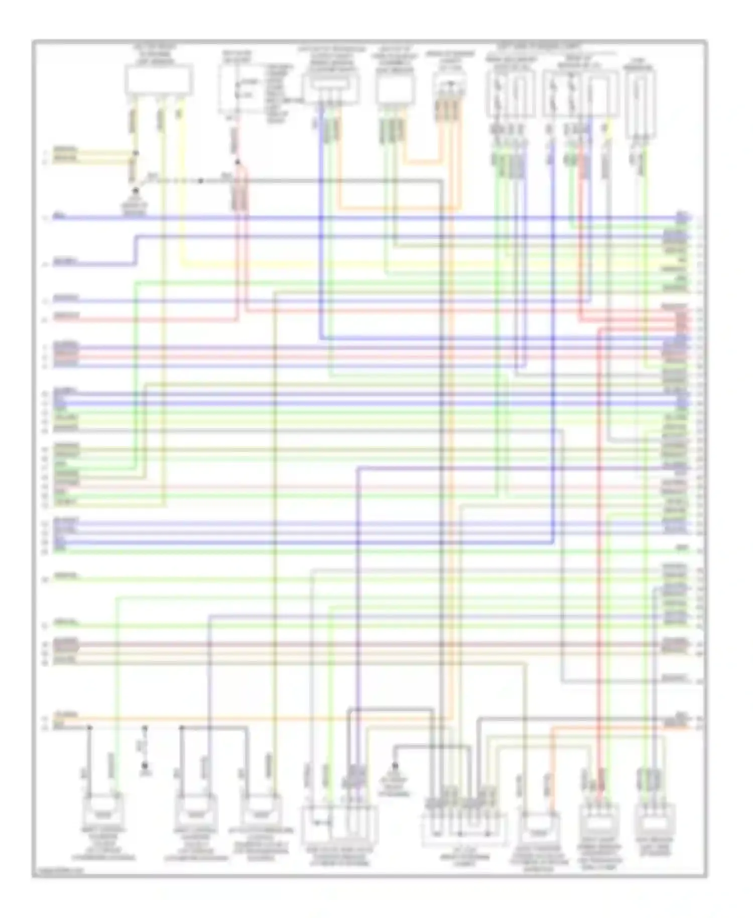 Pilot Honda I facelift (2005-2008): Wiring diagram engine performance 3.5l, 2wd (5 of 7)