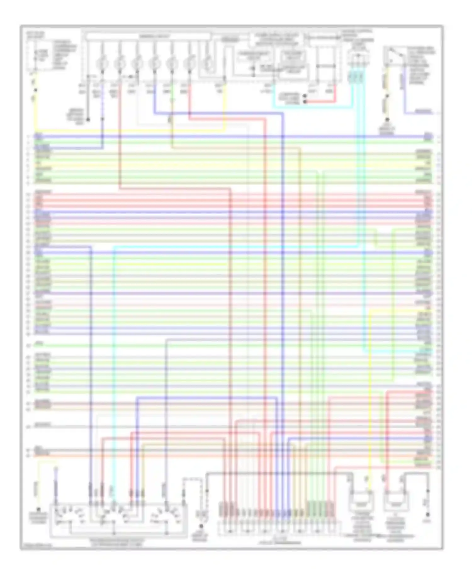Pilot Honda I facelift (2005-2008): Wiring diagram engine performance 3.5l, 2wd (6 of 7)