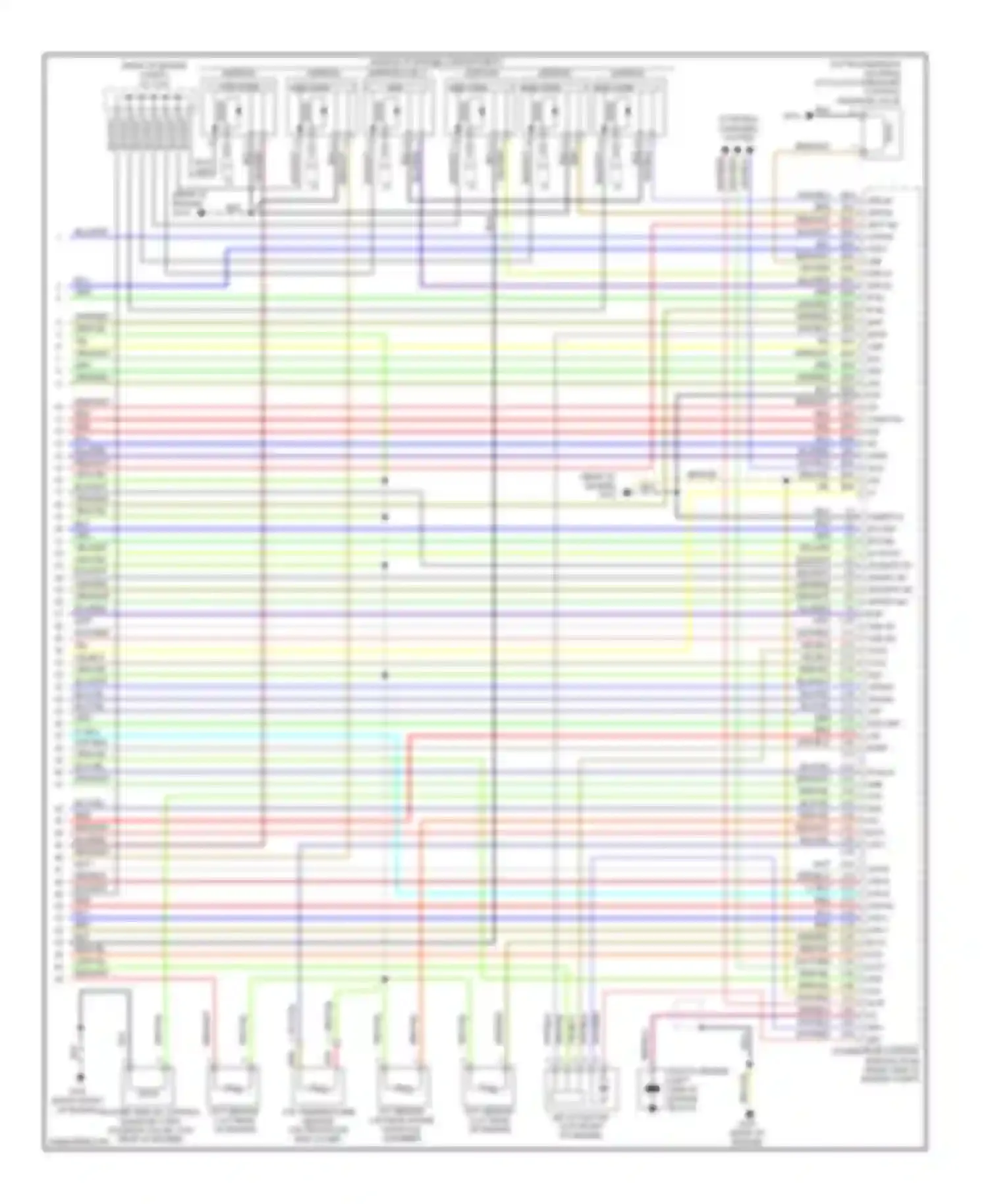 Pilot Honda I facelift (2005-2008): Wiring diagram engine performance 3.5l, 2wd (7 of 7)
