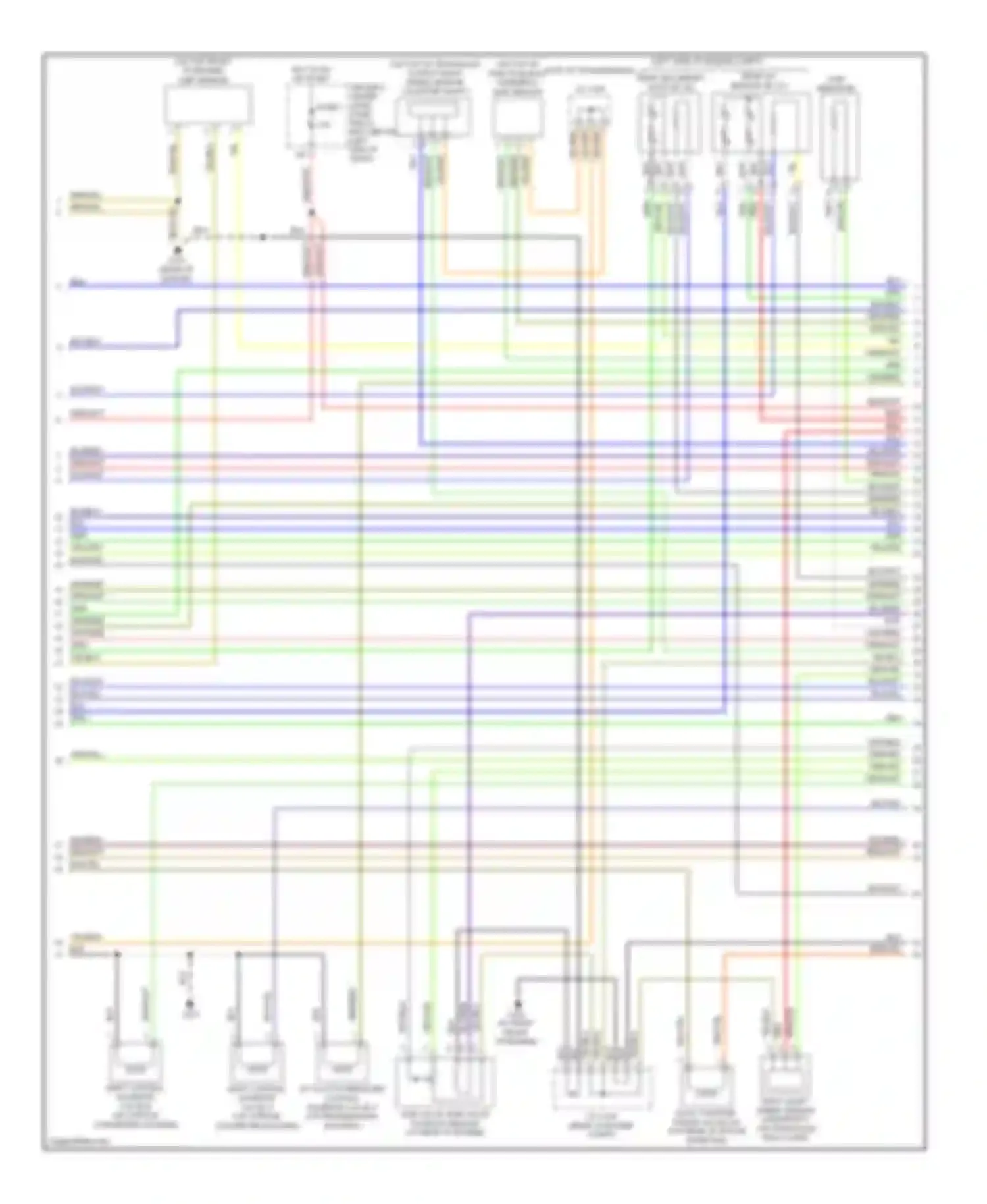 Pilot Honda I facelift (2005-2008): Wiring diagram engine performance 3.5l, 4wd (4 of 6)