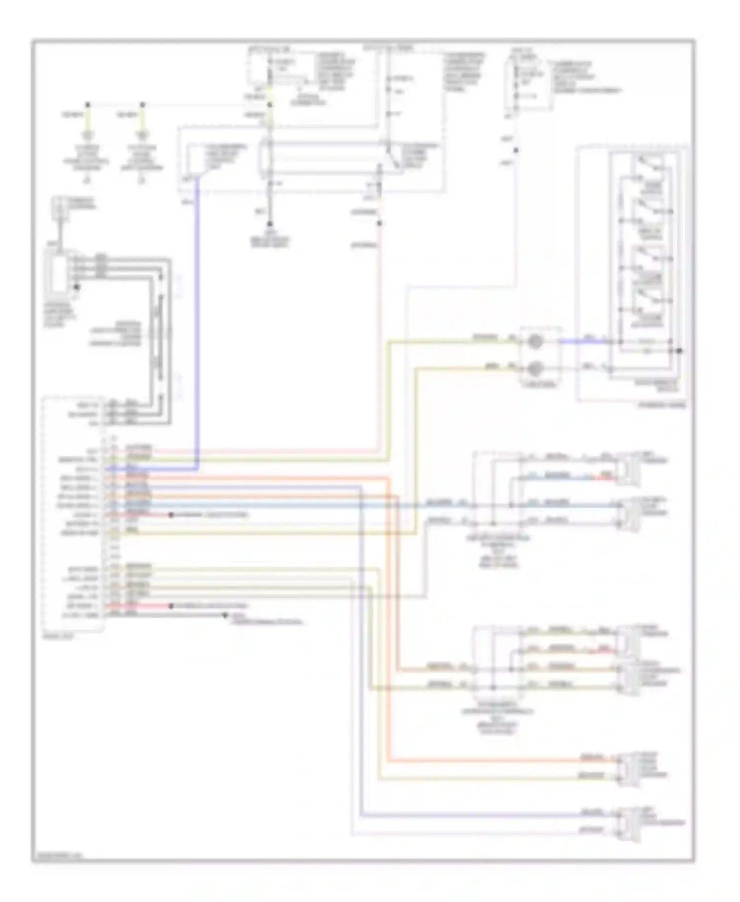 Pilot Honda I facelift (2005-2008): Radio circuit, ex, ex-l without navigation (1 of 2)