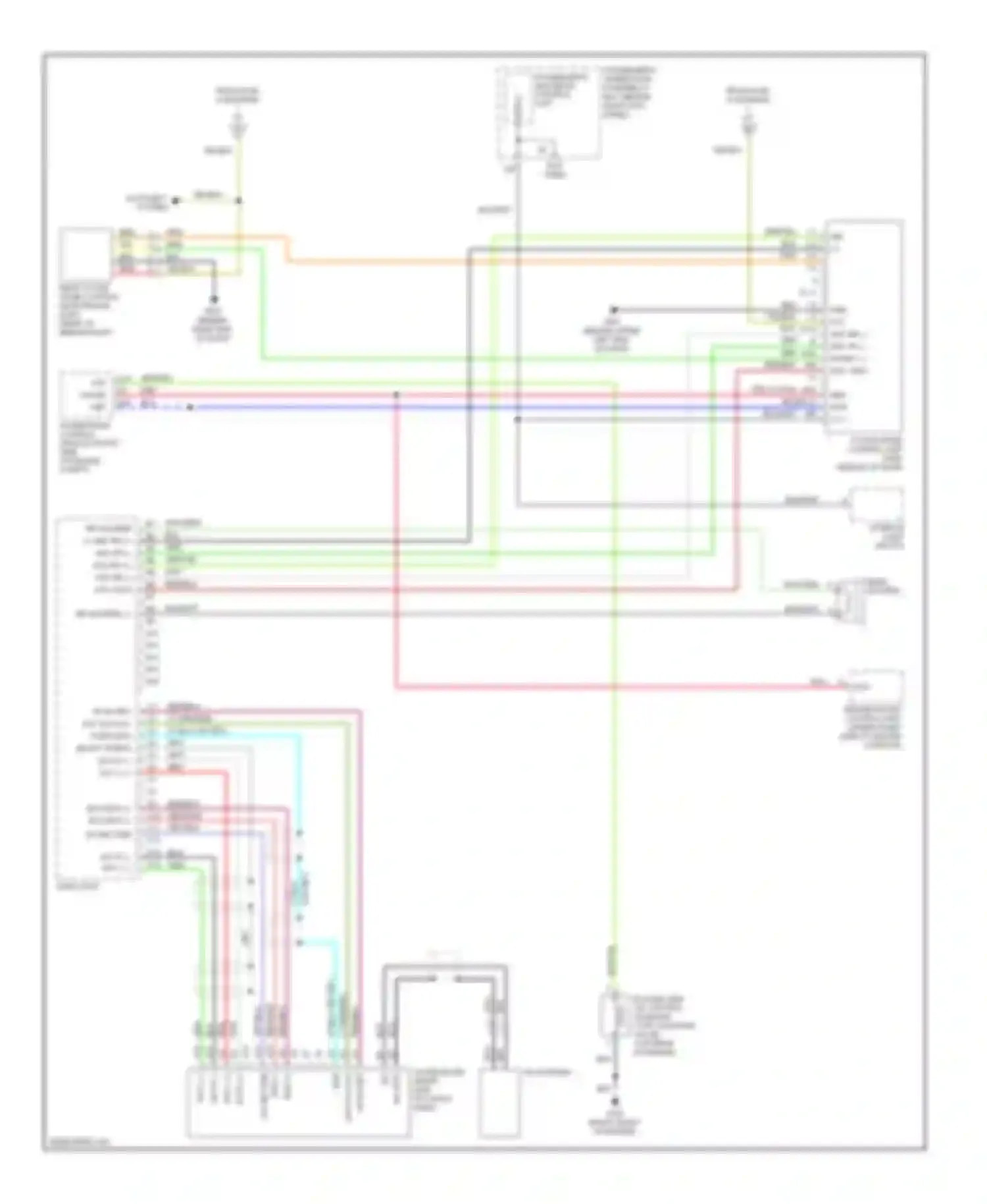Pilot Honda I facelift (2005-2008): Radio circuit, ex, ex-l without navigation (2 of 2)