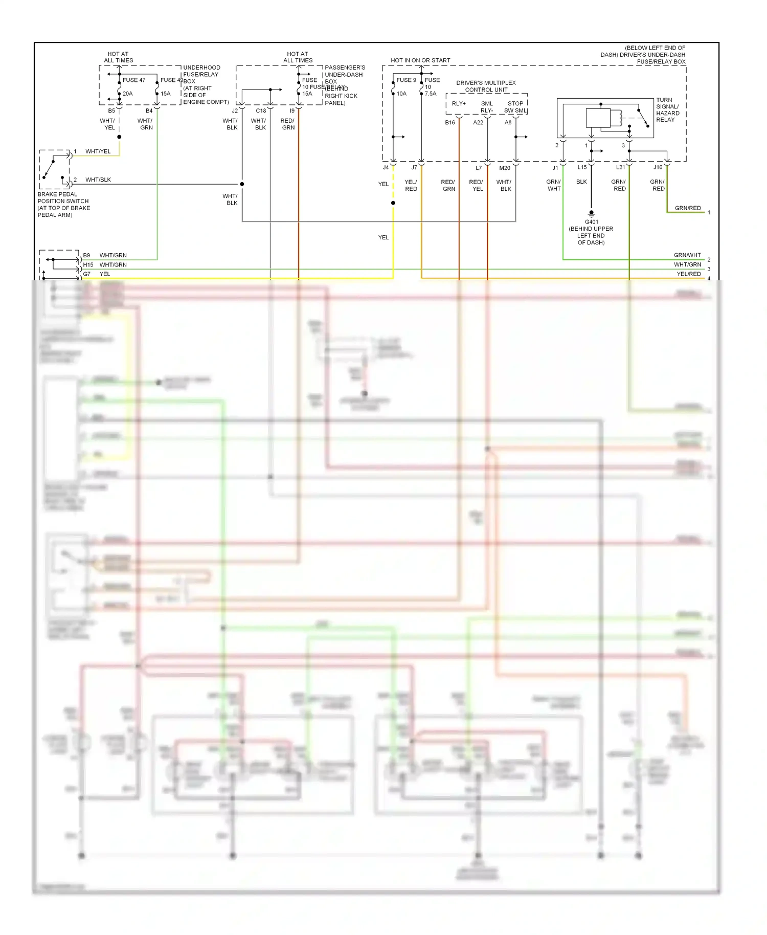 Wiring diagram blk for Honda Pilot I facelift (2005-2008) (52 of 93)