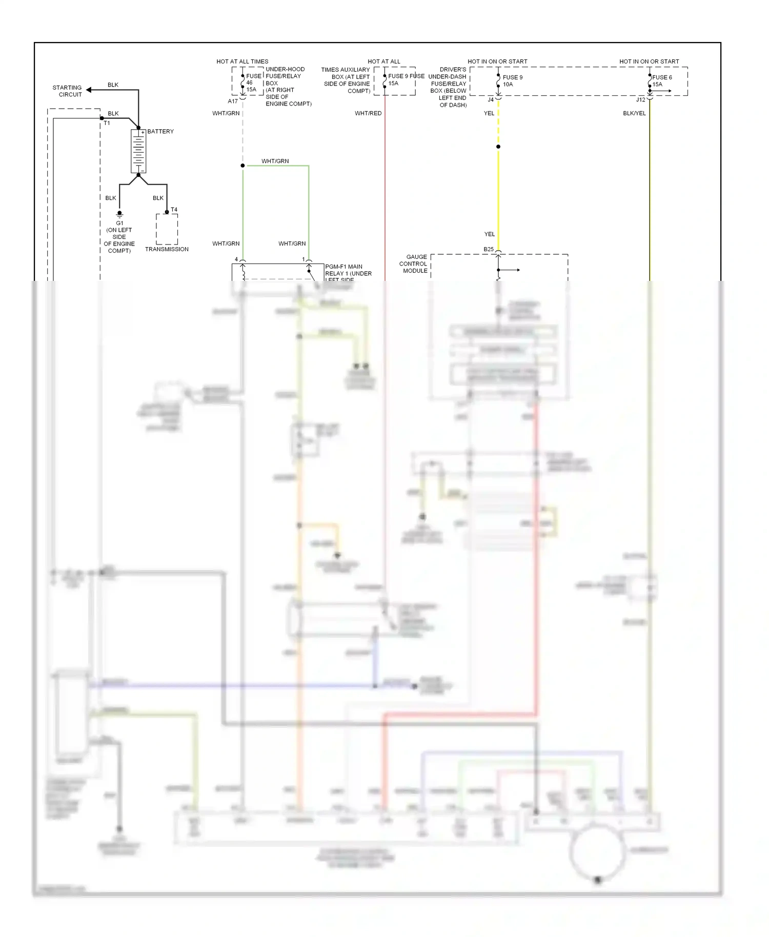 Wiring diagram fast controller area network transceiver for Honda Pilot I facelift (2005-2008) (1 of 2)