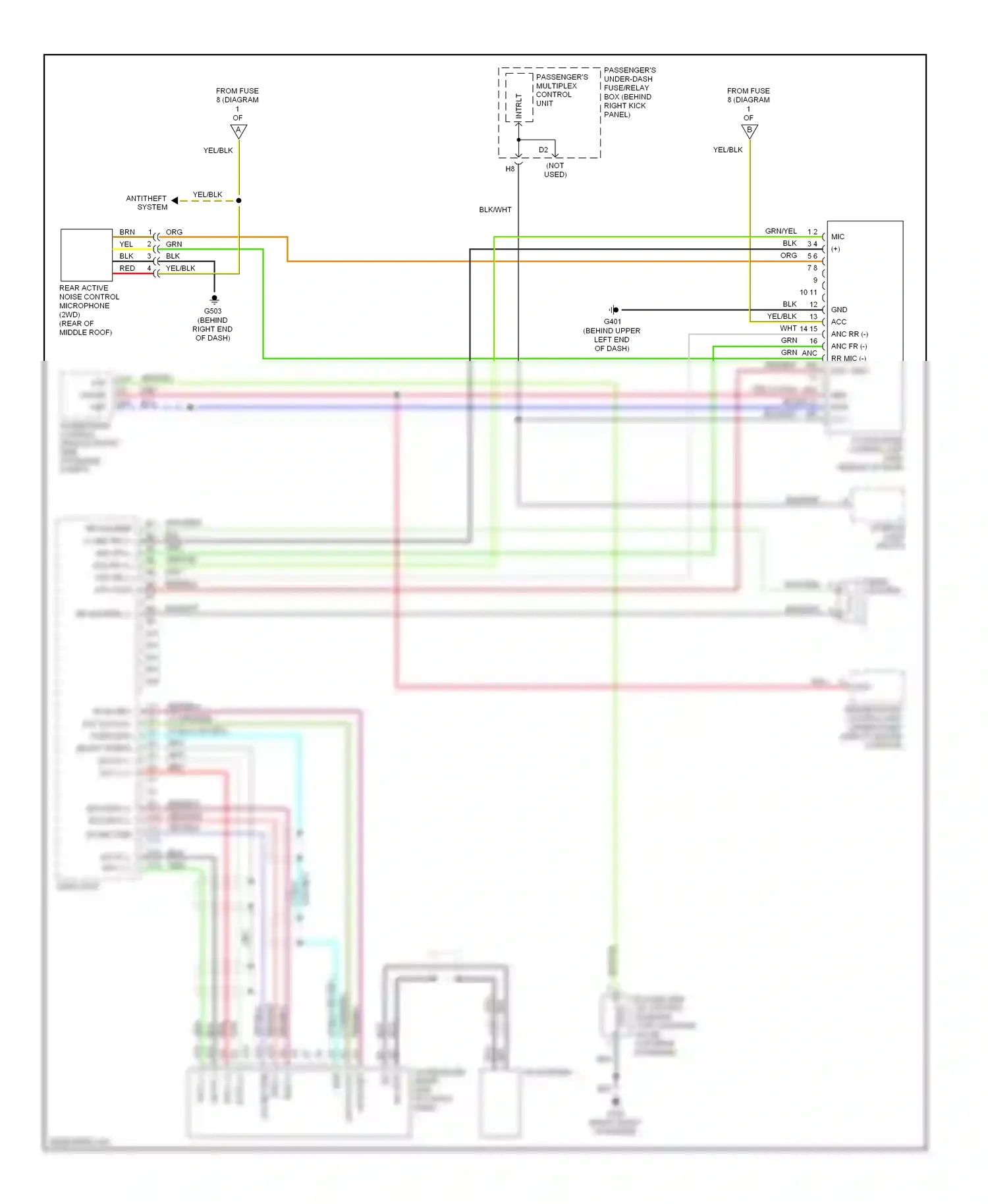 Wiring diagram lt blu for Honda Pilot I facelift (2005-2008) (15 of 24)