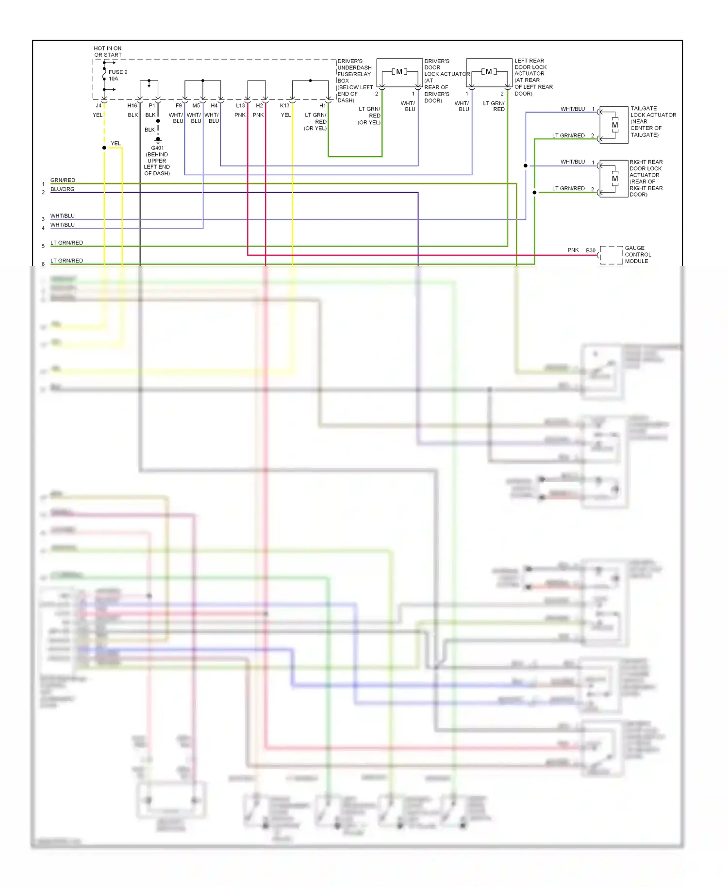 Wiring diagram red/blk for Honda Pilot I facelift (2005-2008) (6 of 40)