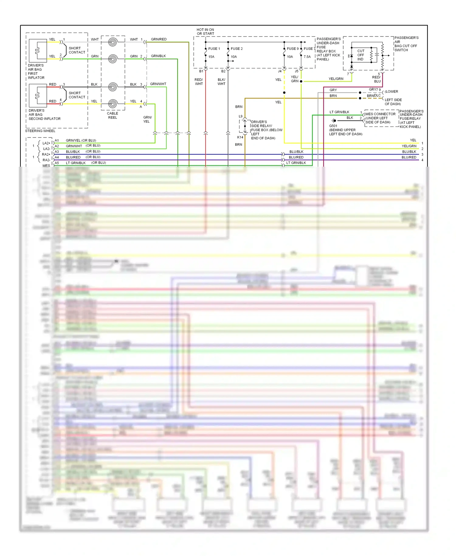 Wiring diagram red/blu for Honda Pilot I facelift (2005-2008) (30 of 35)