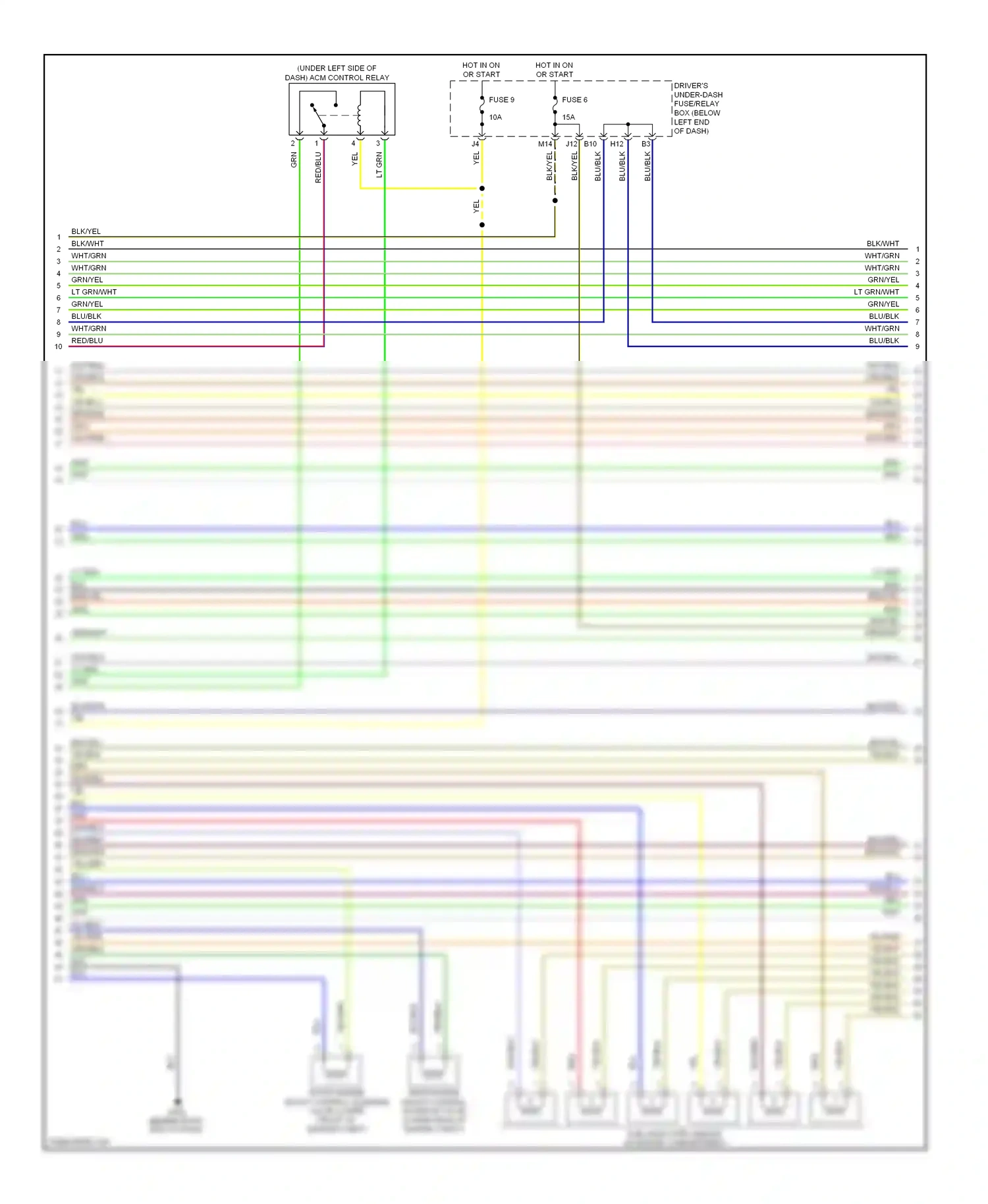 Wiring diagram wht/red for Honda Pilot I facelift (2005-2008) (10 of 47)