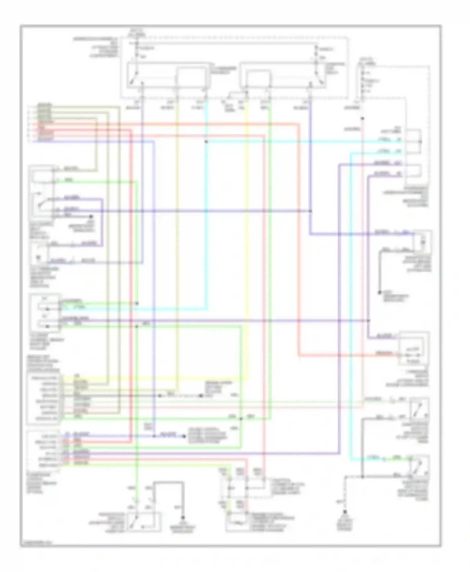 Pilot Honda I (2002-2005): Automatic a/c circuit (3 of 3)
