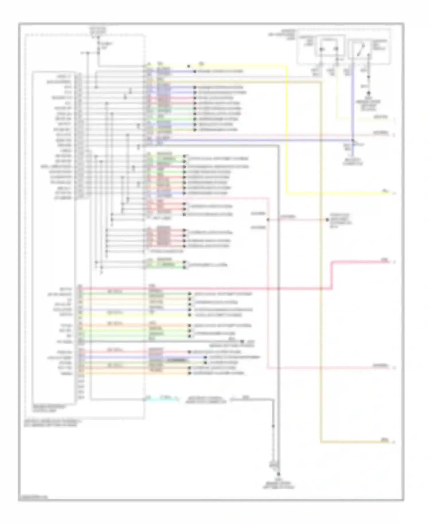 Pilot Honda I (2002-2005): Body control modules circuit (1 of 2)