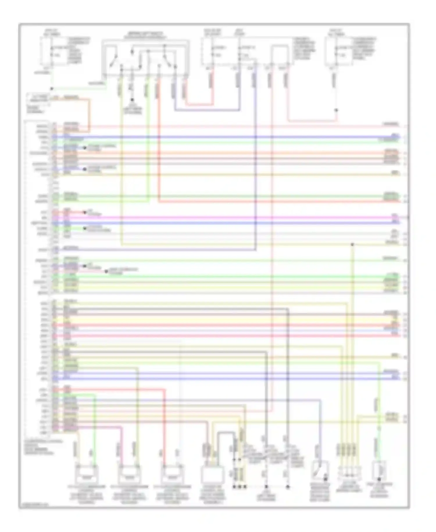 Pilot Honda I (2002-2005): Wiring diagram engine performance 3.5l (1 of 5)