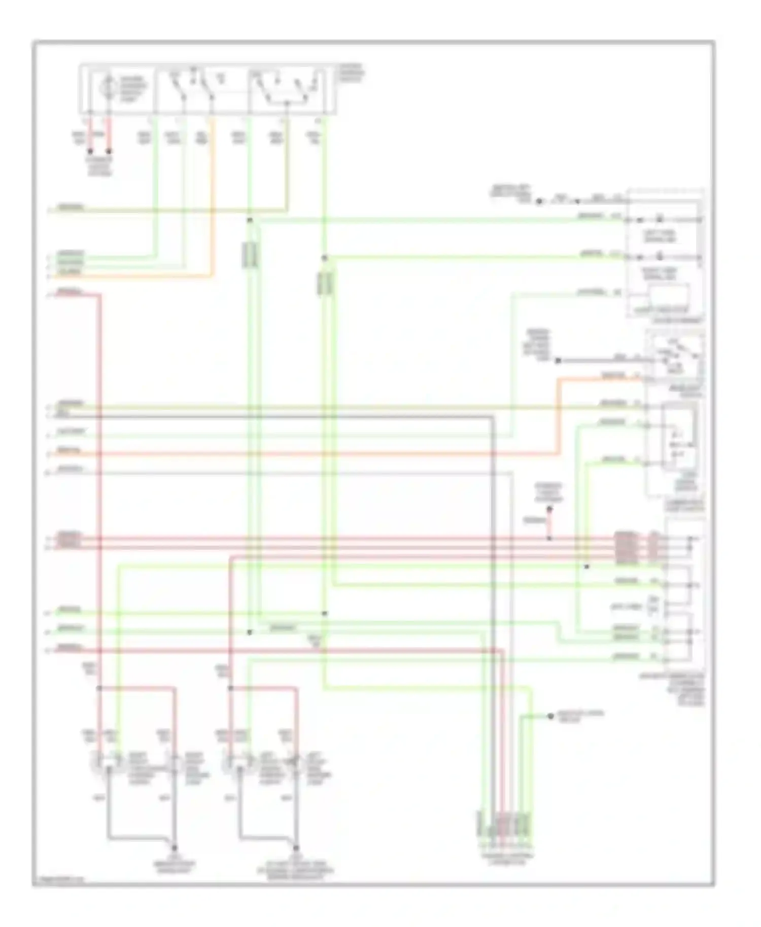 Pilot Honda I (2002-2005): Exterior lamps circuit (2 of 2)