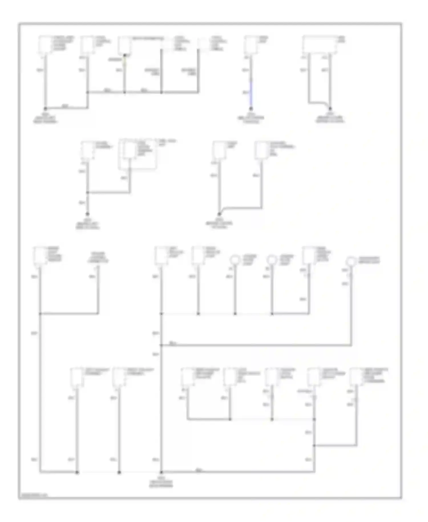 Pilot Honda I (2002-2005): Ground distribution circuit (4 of 4)
