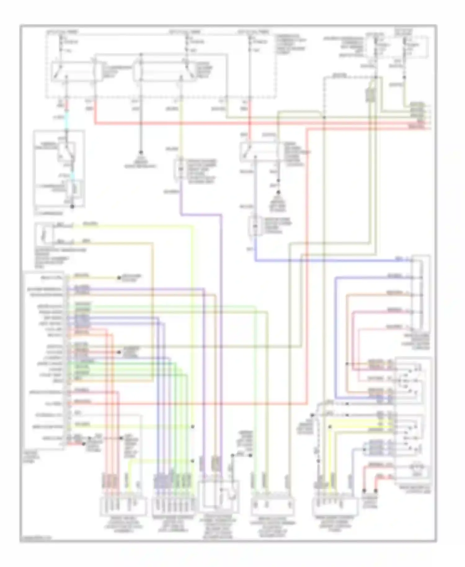 Wiring diagram amd-p for Honda Pilot I (2002-2005) (3 of 3)