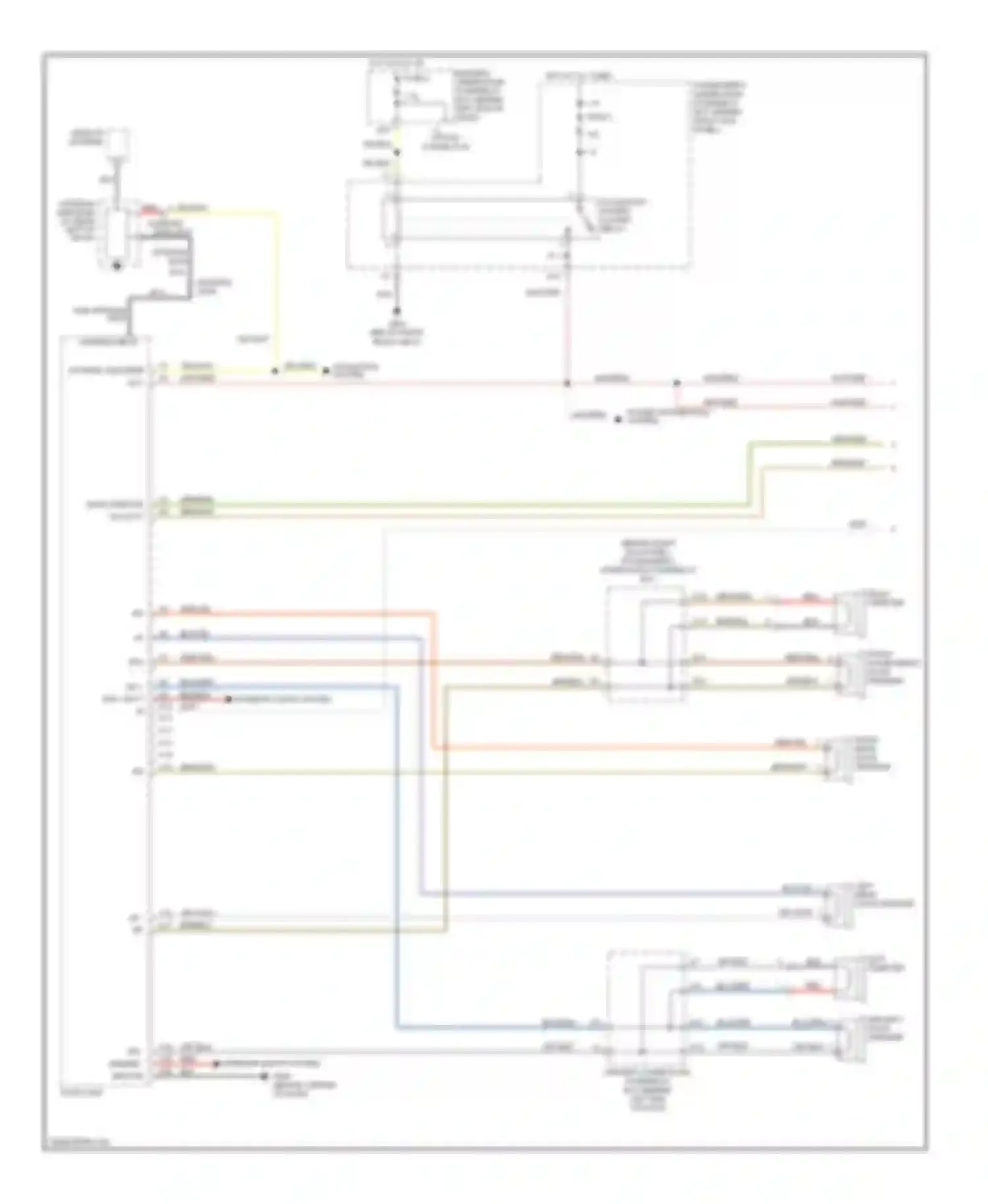 Wiring diagram audio unit for Honda Pilot I (2002-2005) (5 of 6)