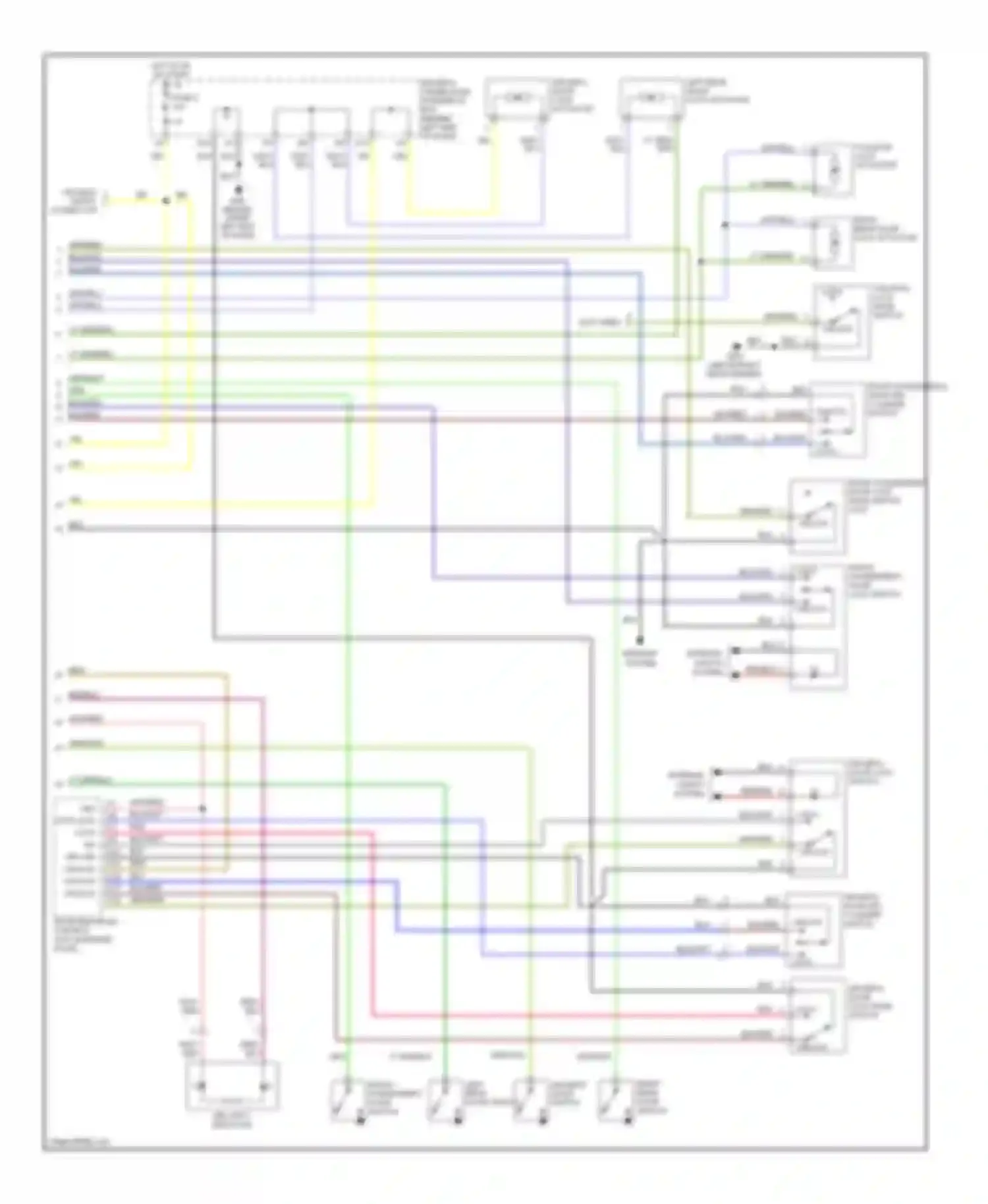 Wiring diagram blk/red for Honda Pilot I (2002-2005) (14 of 15)