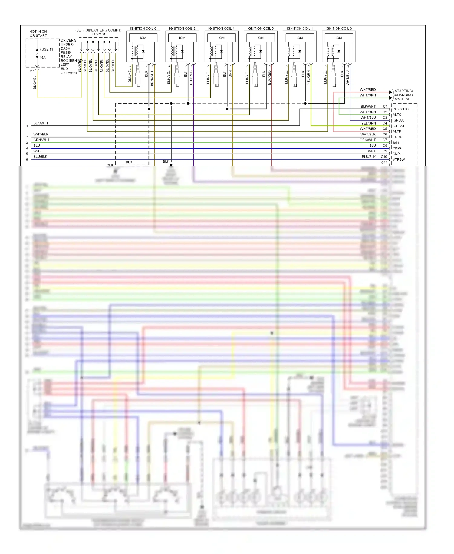 Wiring diagram brn for Honda Pilot I (2002-2005) (10 of 28)