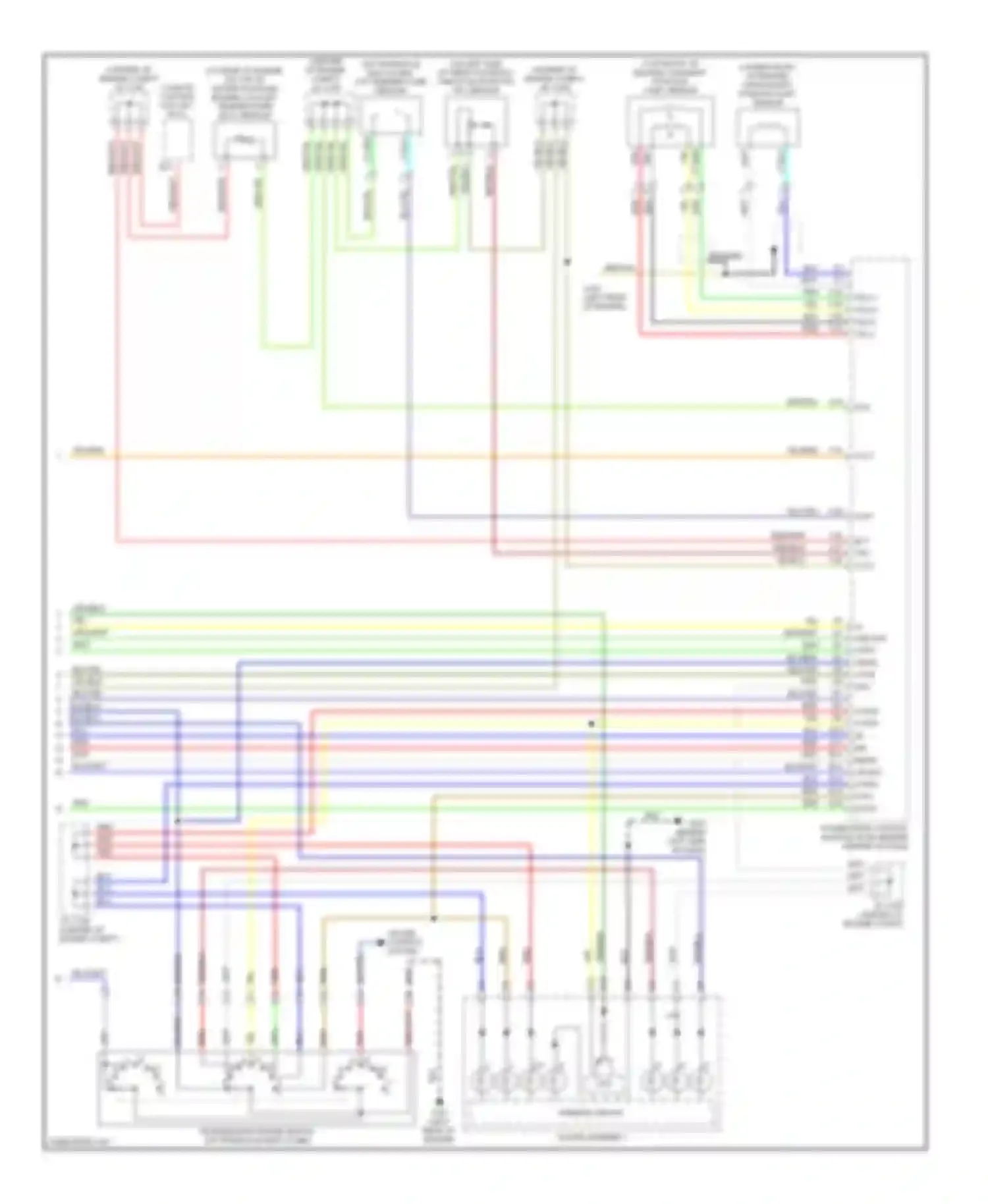 Wiring diagram cruise control system for Honda Pilot I (2002-2005)