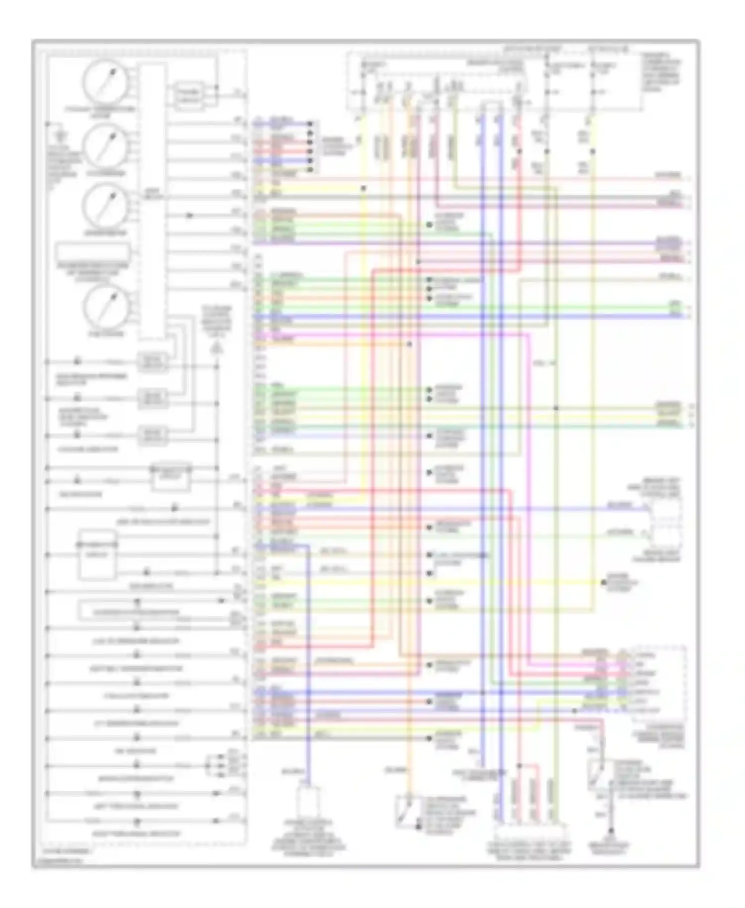 Wiring diagram drive circuit for Honda Pilot I (2002-2005) (1 of 3)