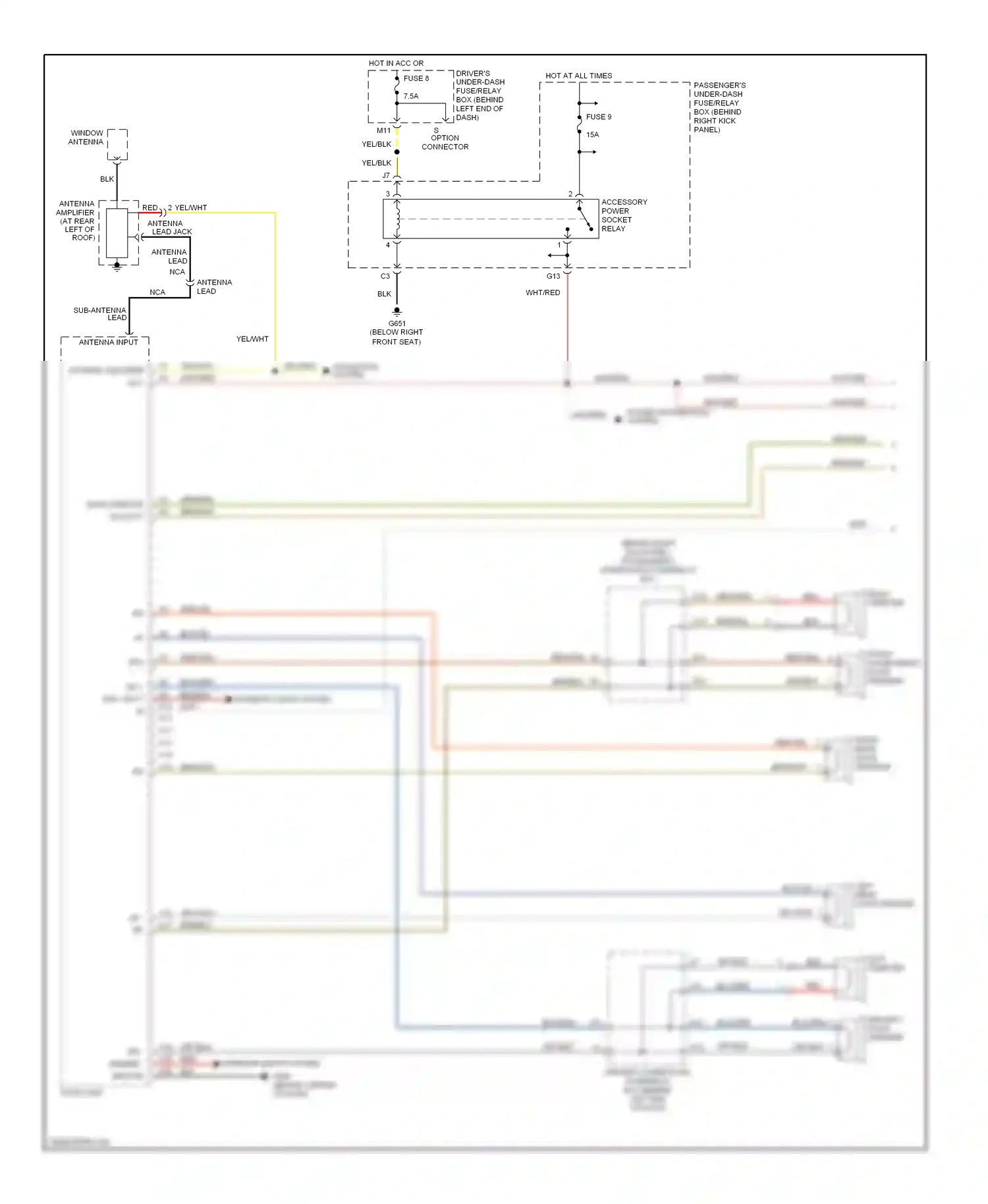Wiring diagram fpd + for Honda Pilot I (2002-2005) (1 of 1)