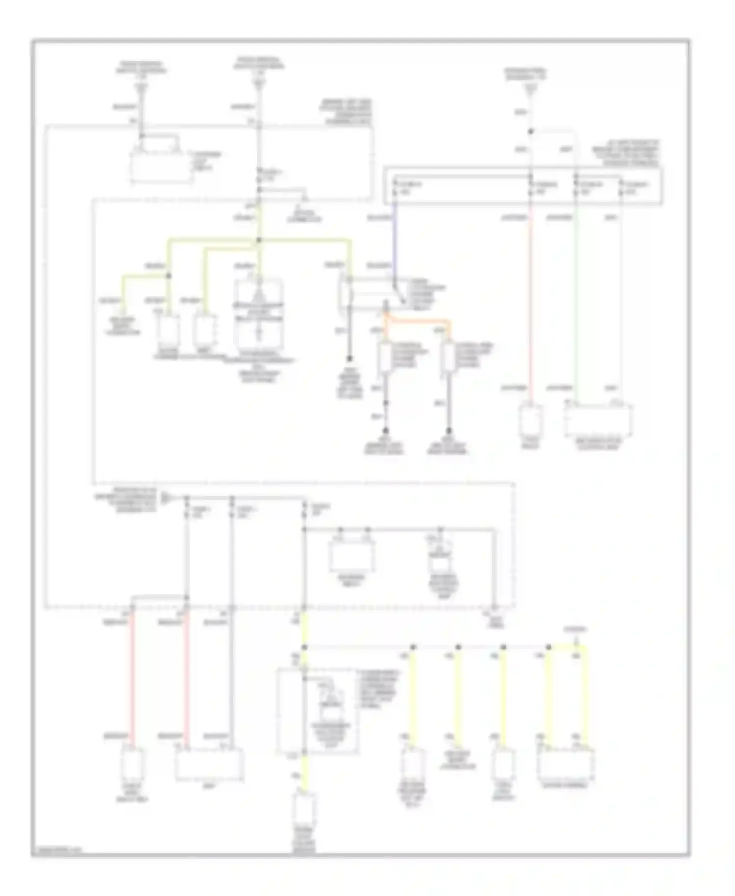 Wiring diagram console accessory power socket for Honda Pilot I (2002-2005)