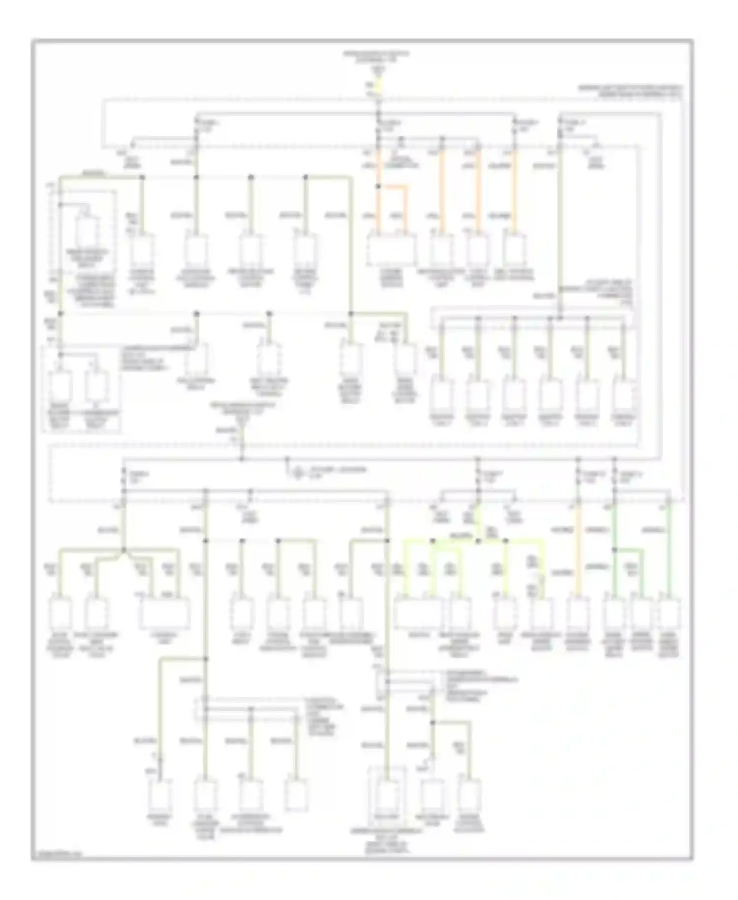 Wiring diagram radiator fan control module for Honda Pilot I (2002-2005)